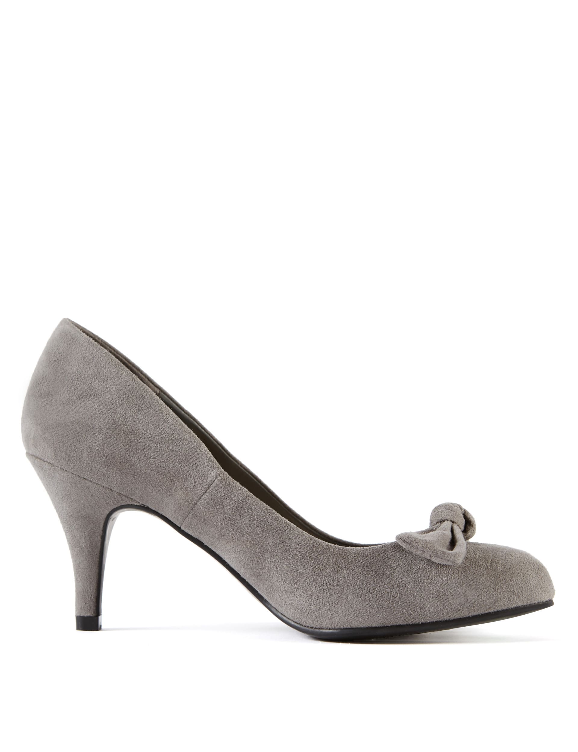 Faux Suede Bow Courts with Insolia® Image 2 of 5