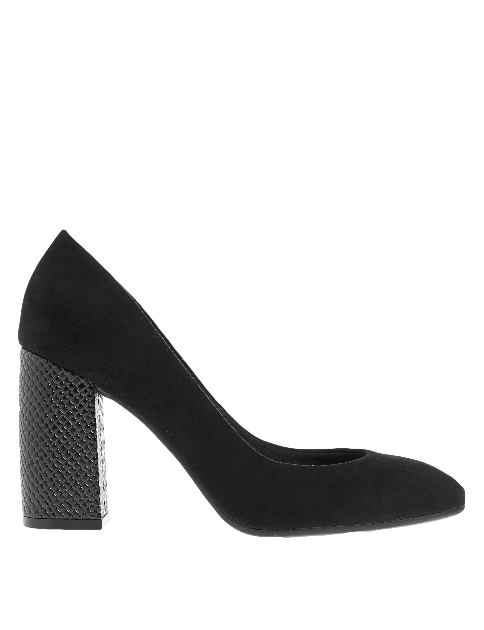 Flared Block Heel Court Shoes with Insolia M S Collection M S