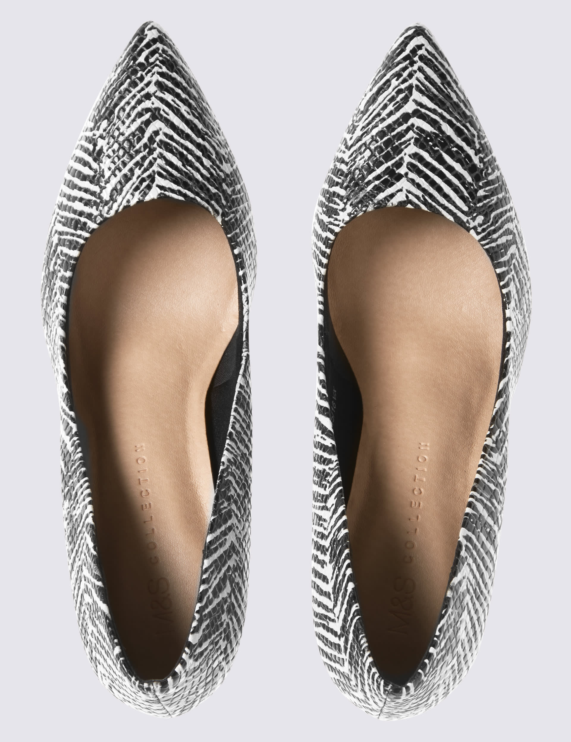 Stiletto High Pointed Court Shoes Image 2 of 7