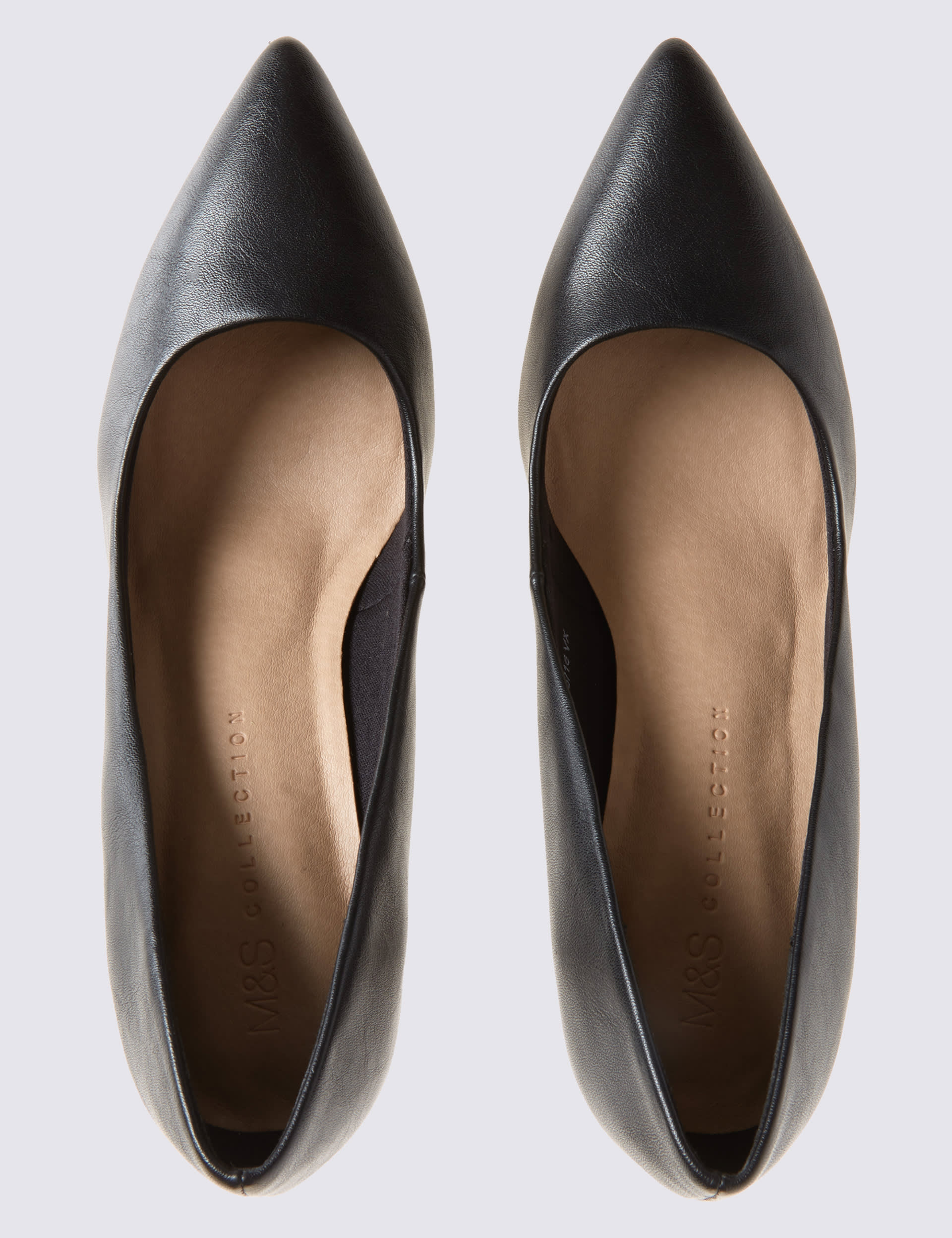 Stiletto Pointed Court Shoes with Insolia M S Collection M S