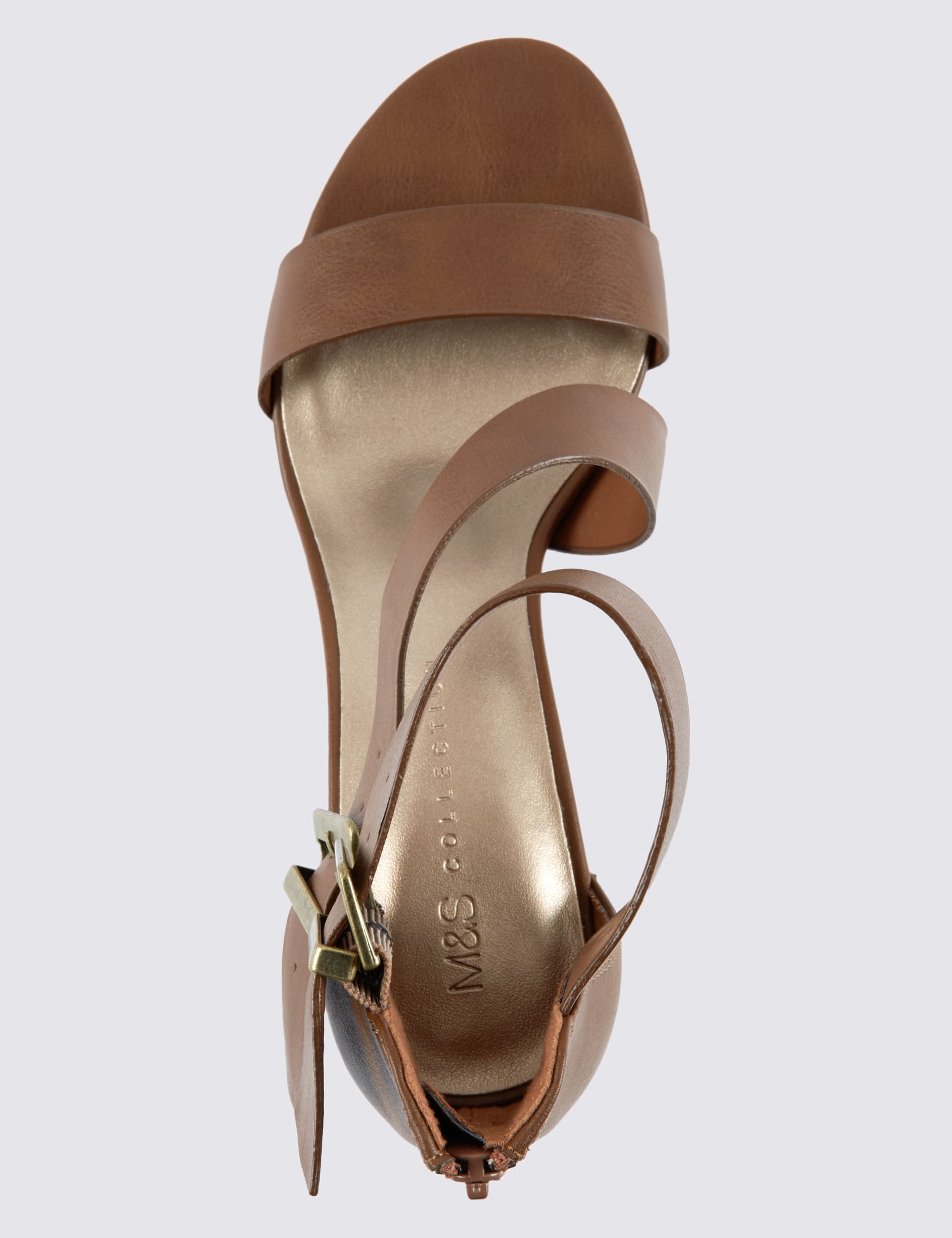 Double Strap Block Heel Sandals Image 2 of 5