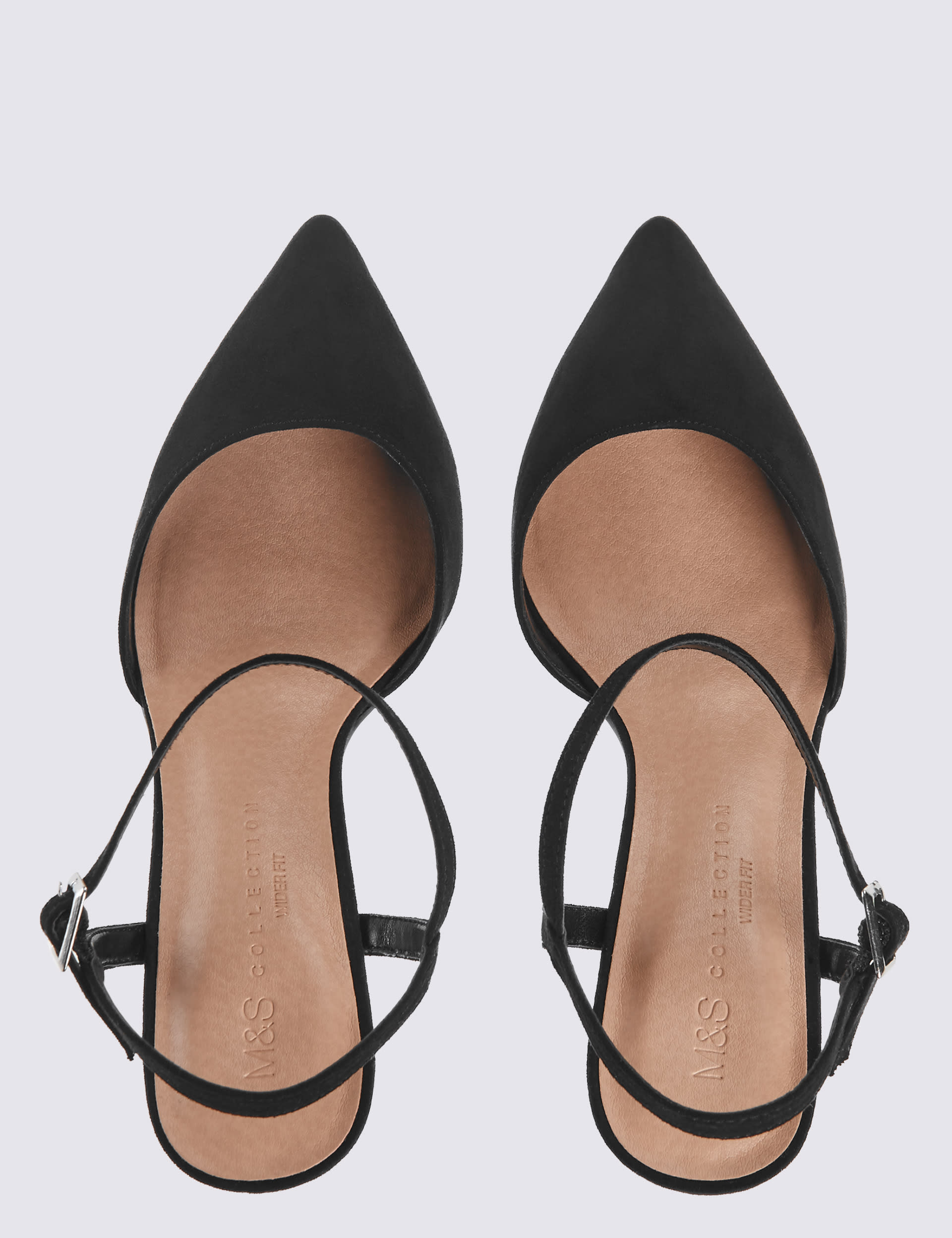 Wide Fit Kitten Heel Sandals Image 2 of 7