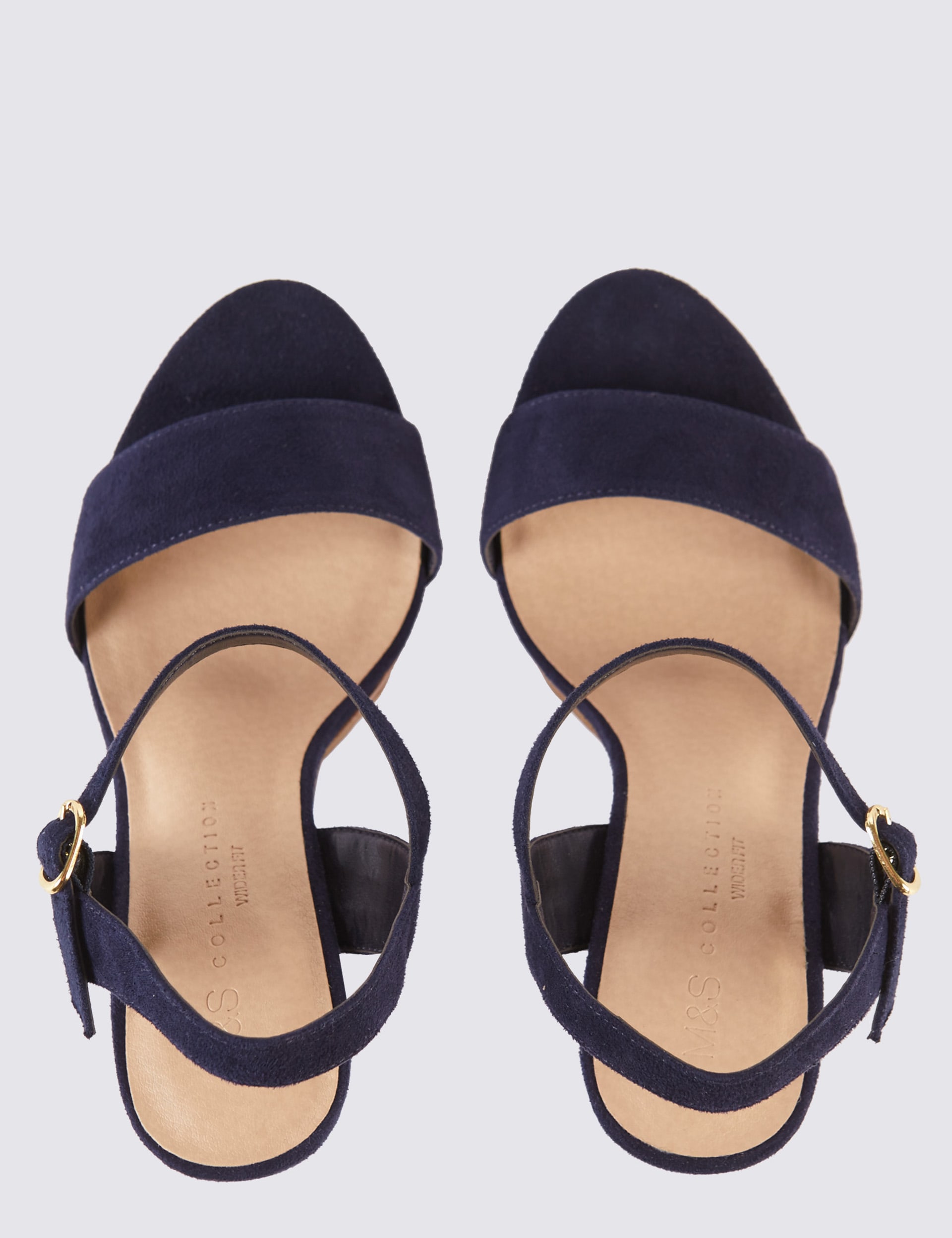 Wide Fit Block Heel Sandals Image 2 of 7