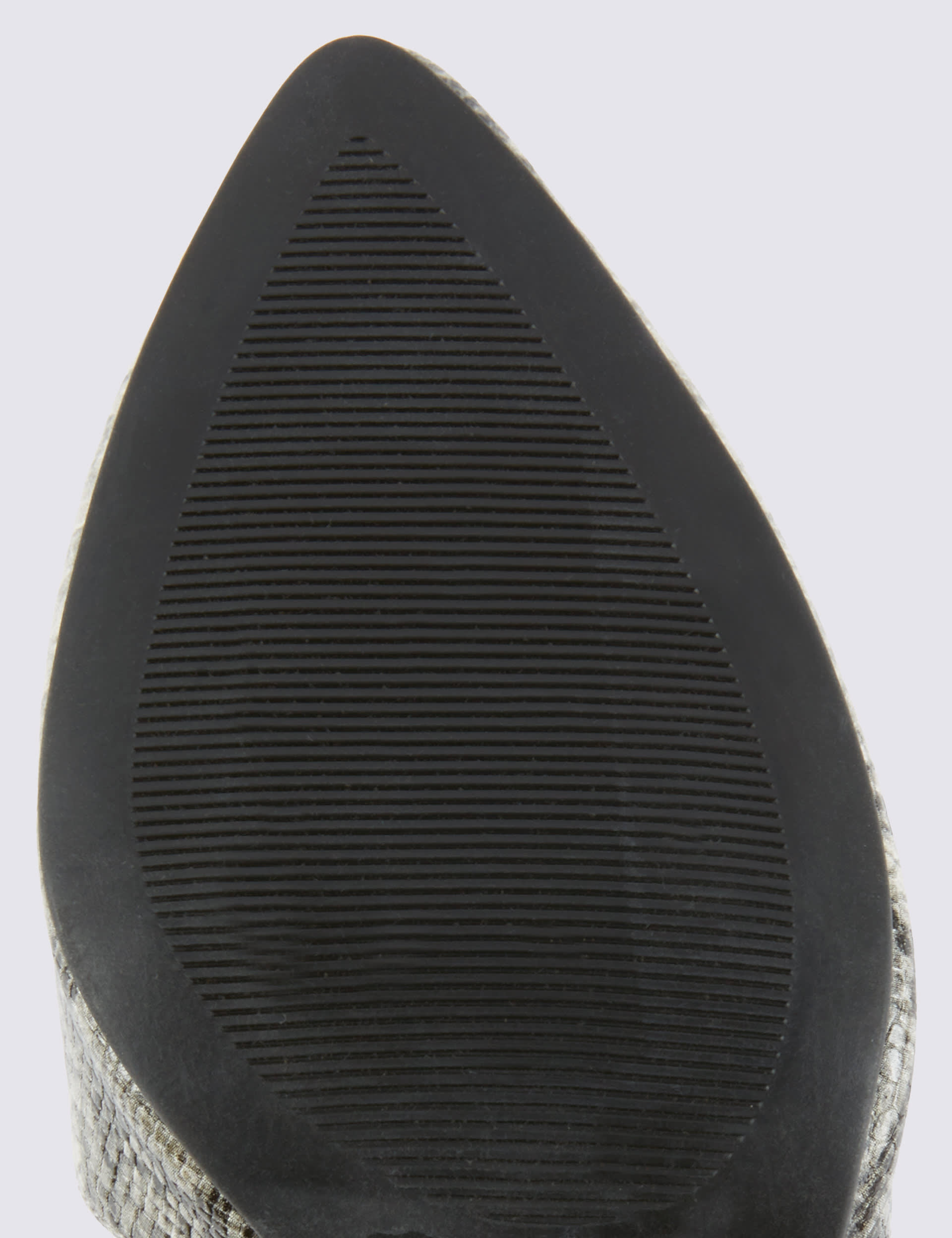 Faux Snakeskin Print Court Shoes with Insolia® Image 2 of 5