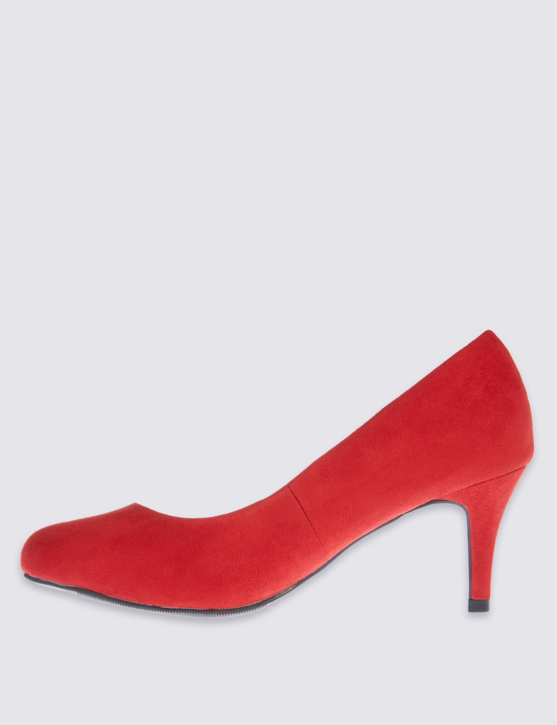 Red wide fit retailer stiletto