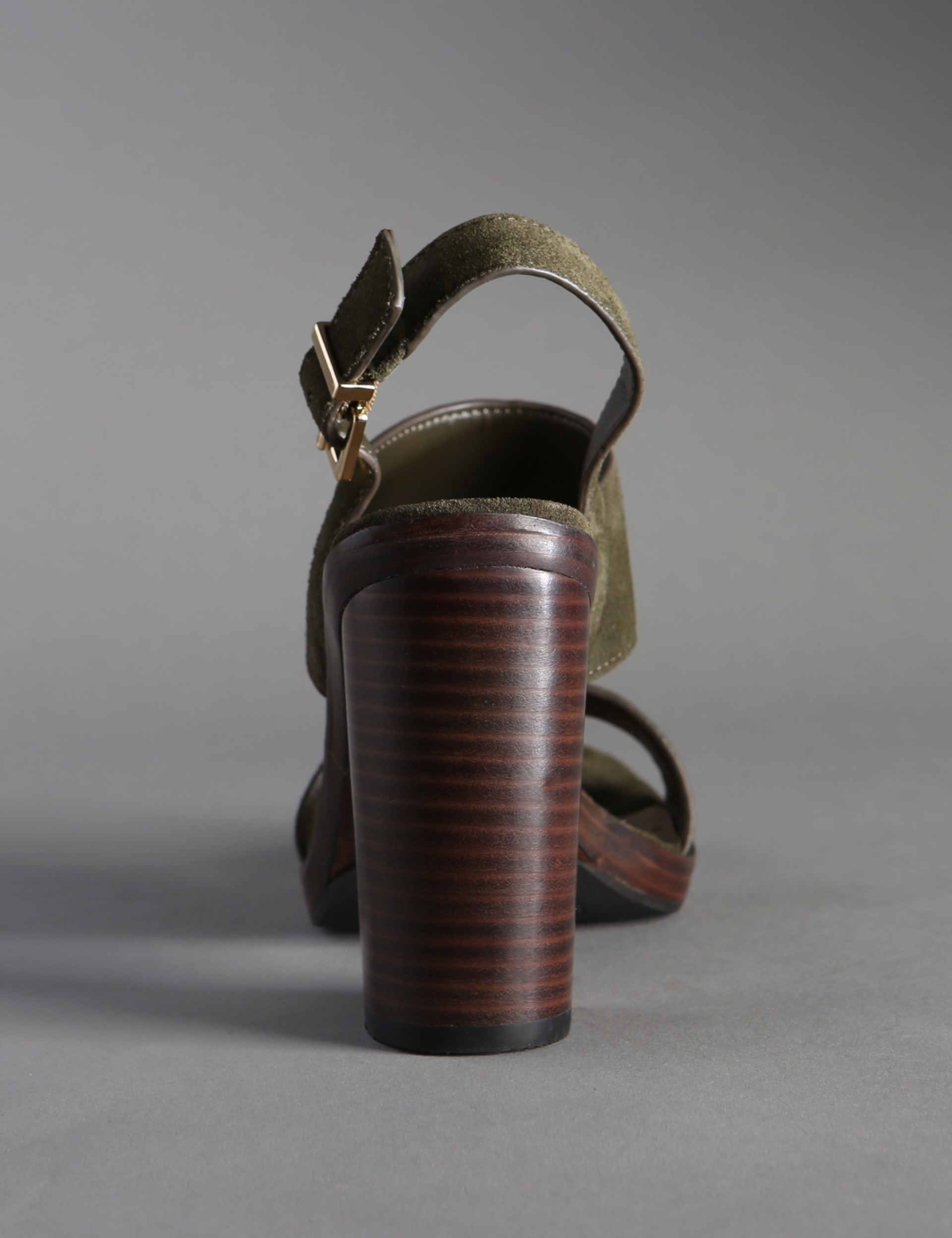Suede Two Band Platform Sandals with Insolia® Image 2 of 5