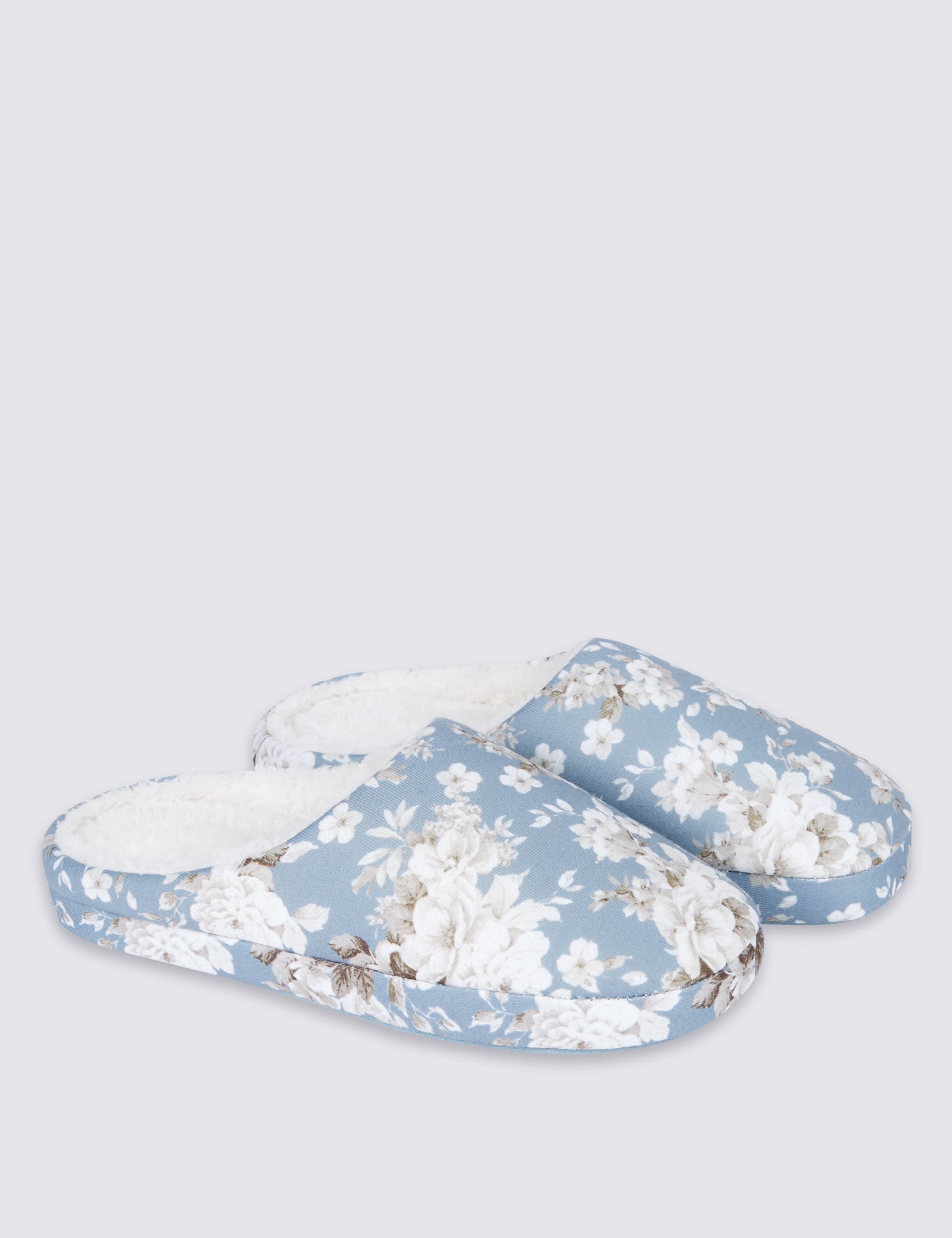Floral Print Mule Slippers Image 2 of 7
