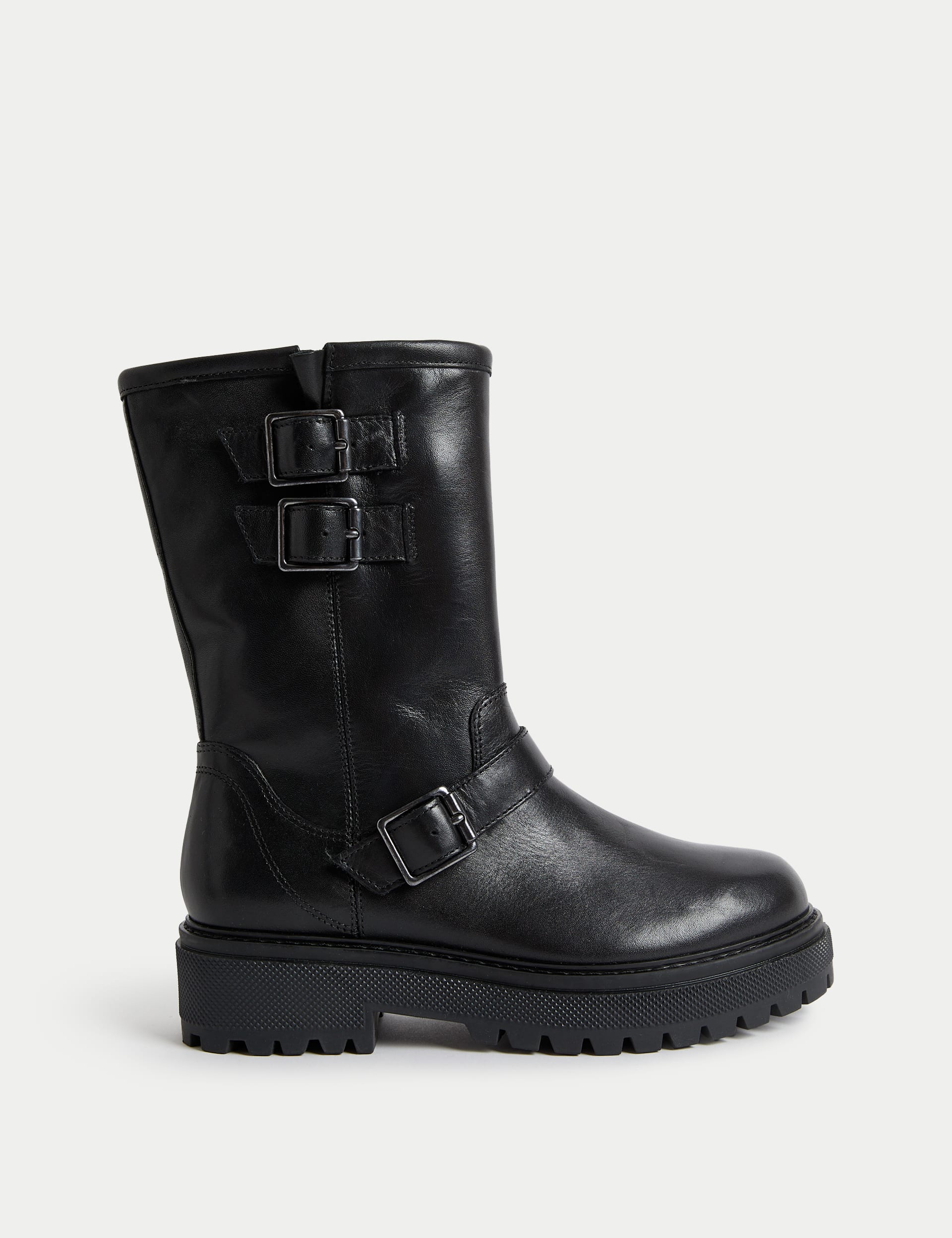 M and s biker boots on sale