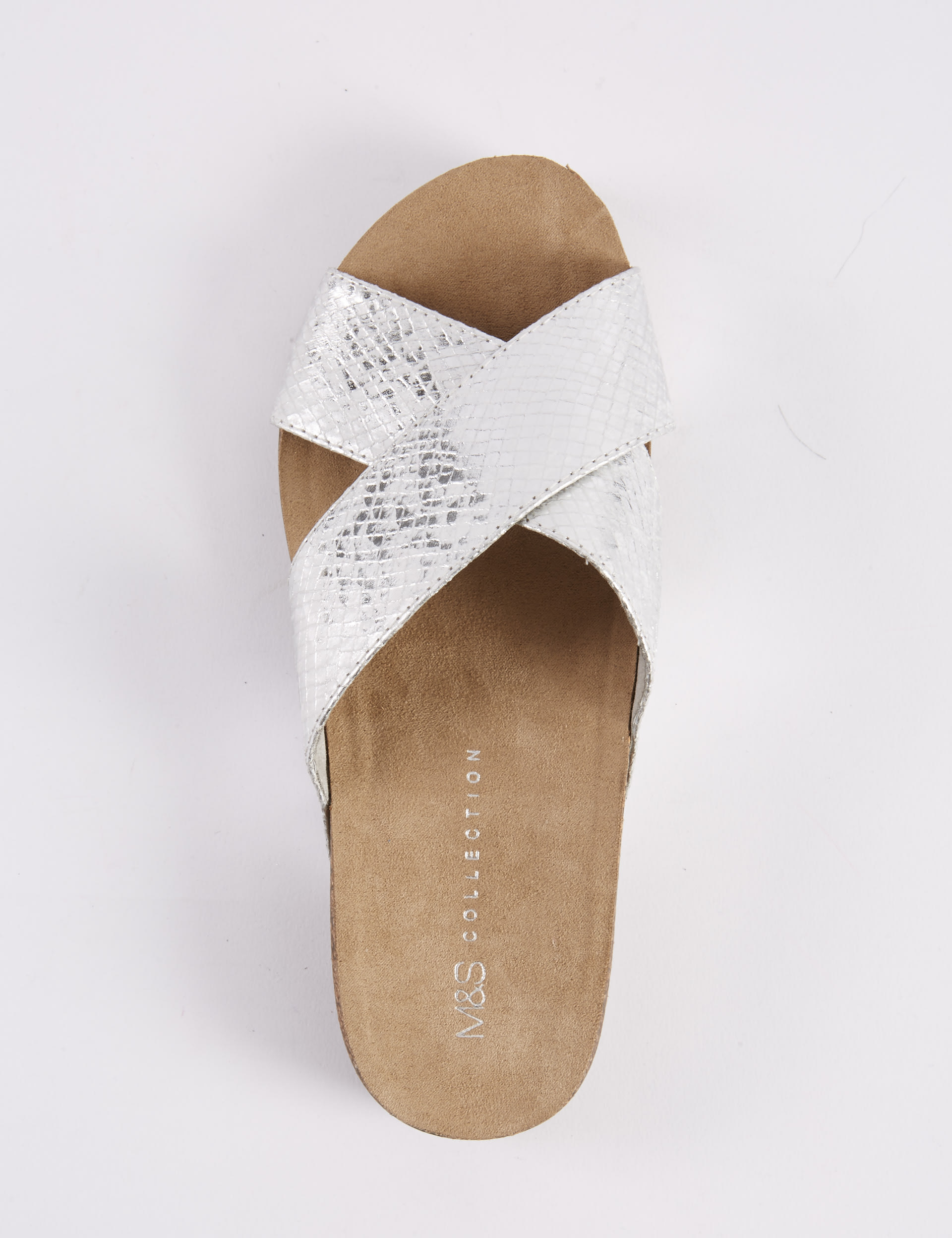 Faux Snakeskin Sandals M S Collection M S