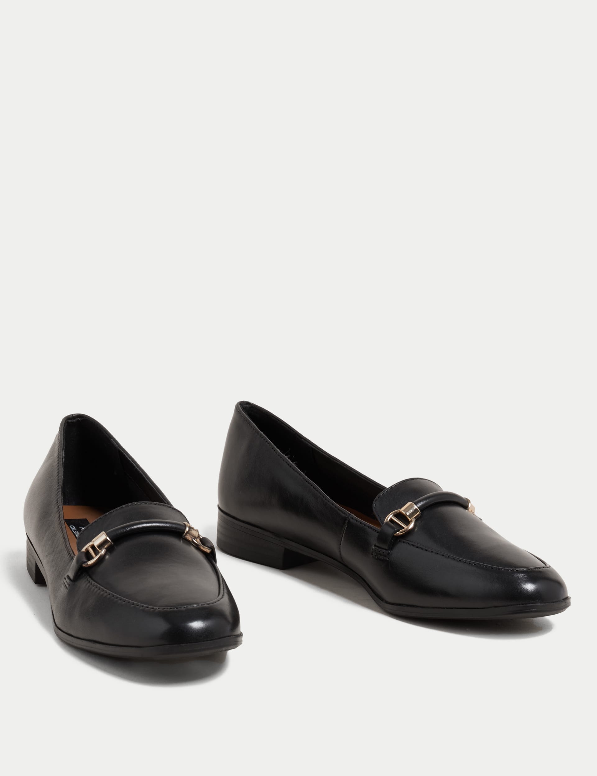 Leather Flat Loafers