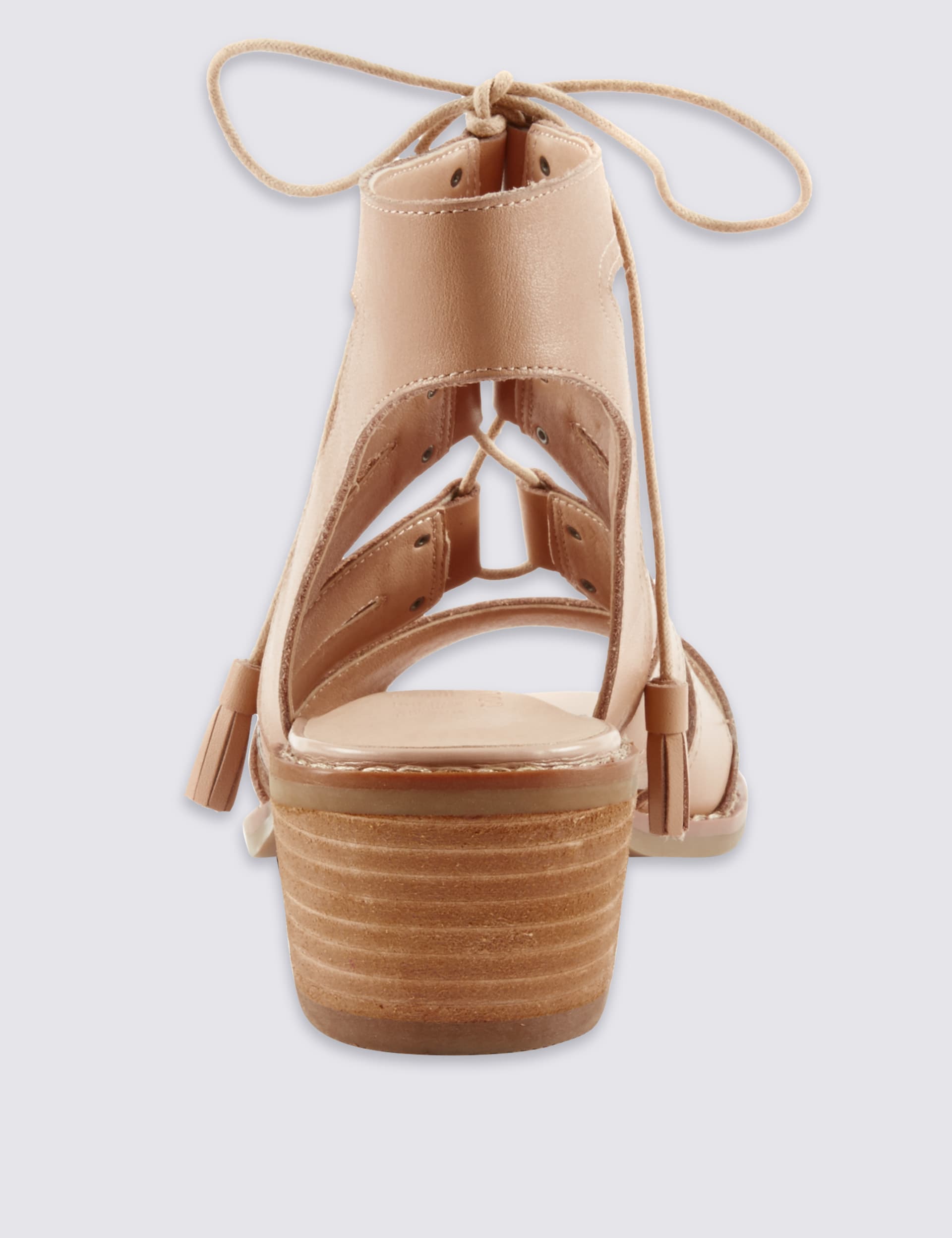 Leather Ghillie Sandals with Insolia® Image 2 of 5