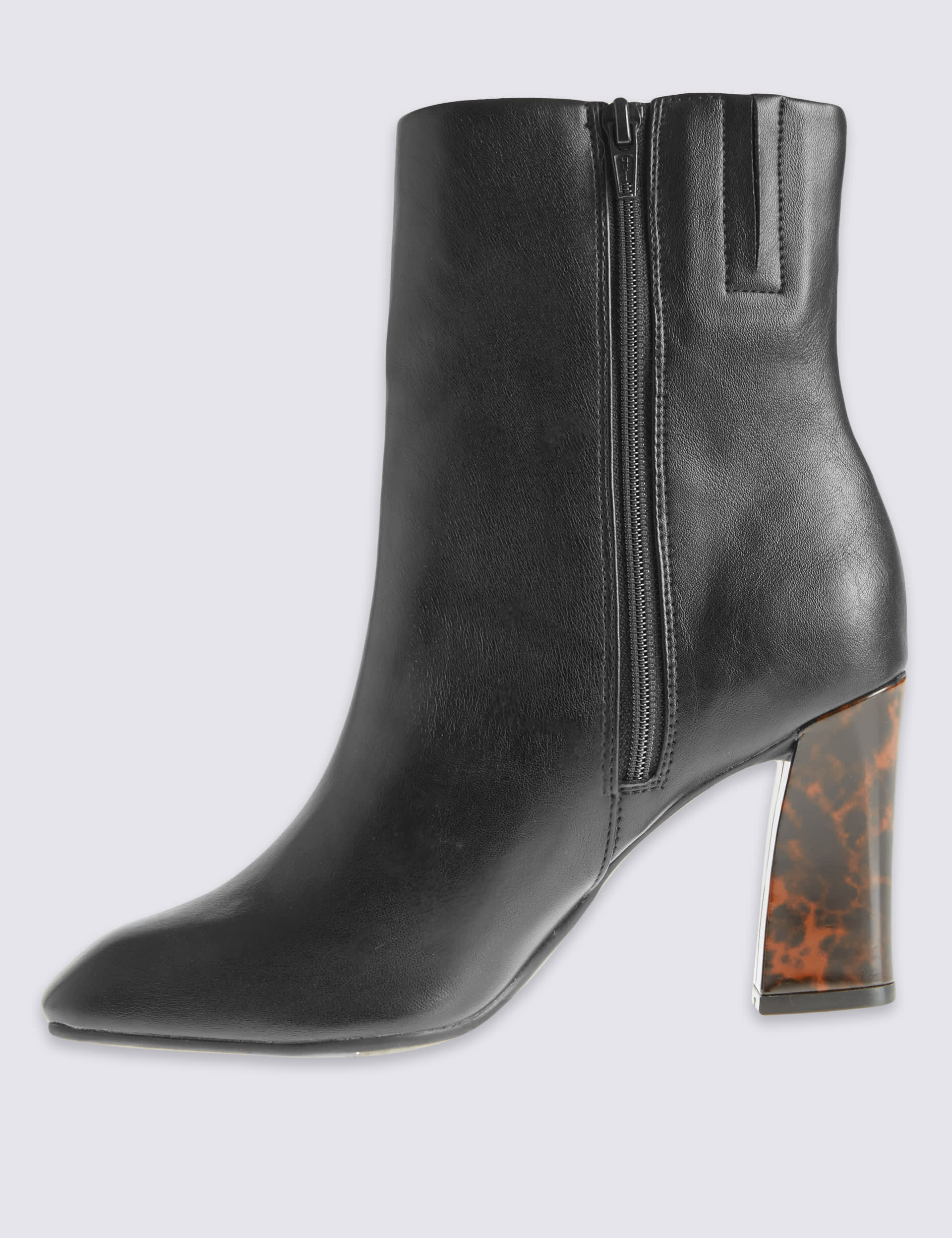 Angular Heel Sleek Ankle boots with Insolia® Image 2 of 6