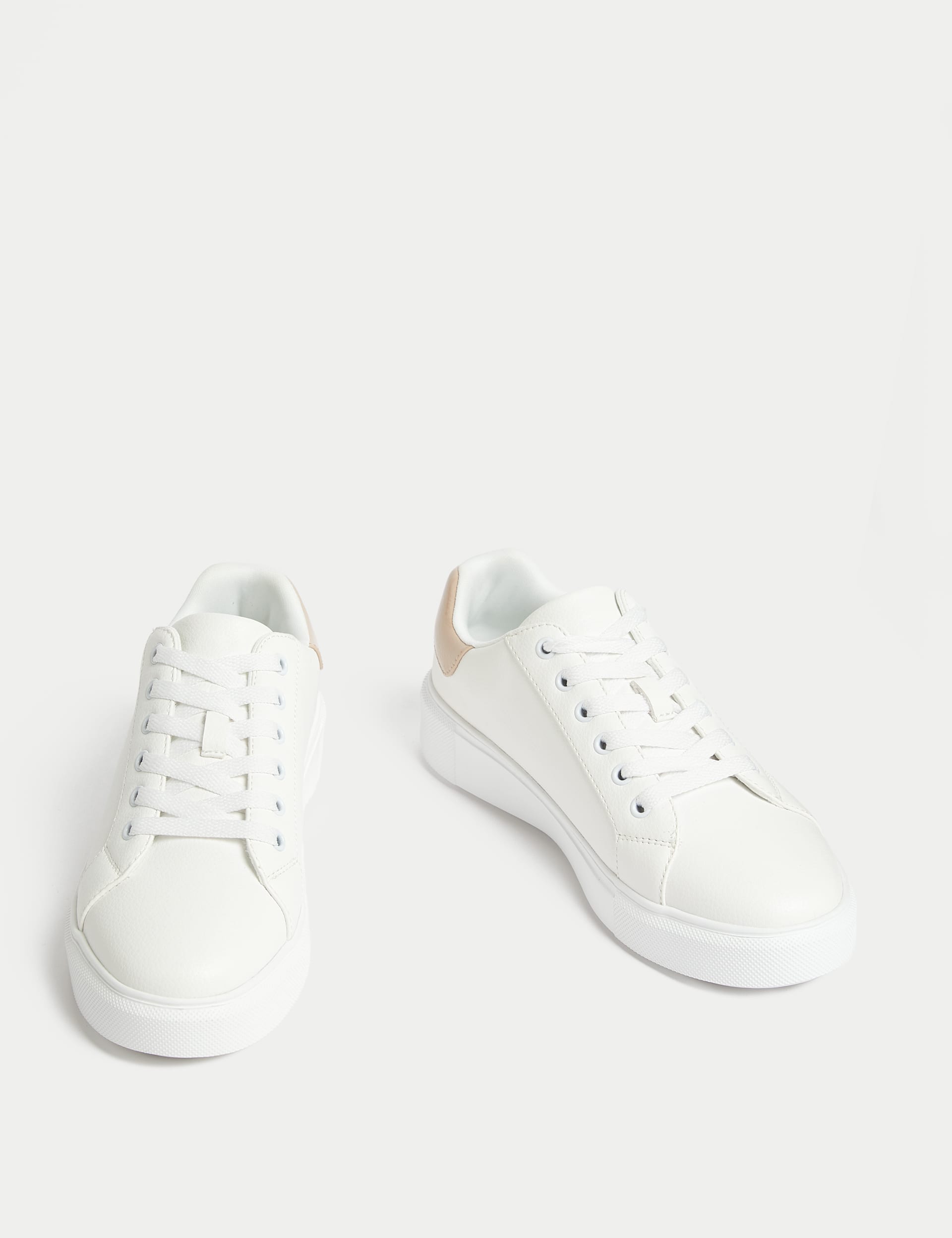 Lace Up Platform Trainers