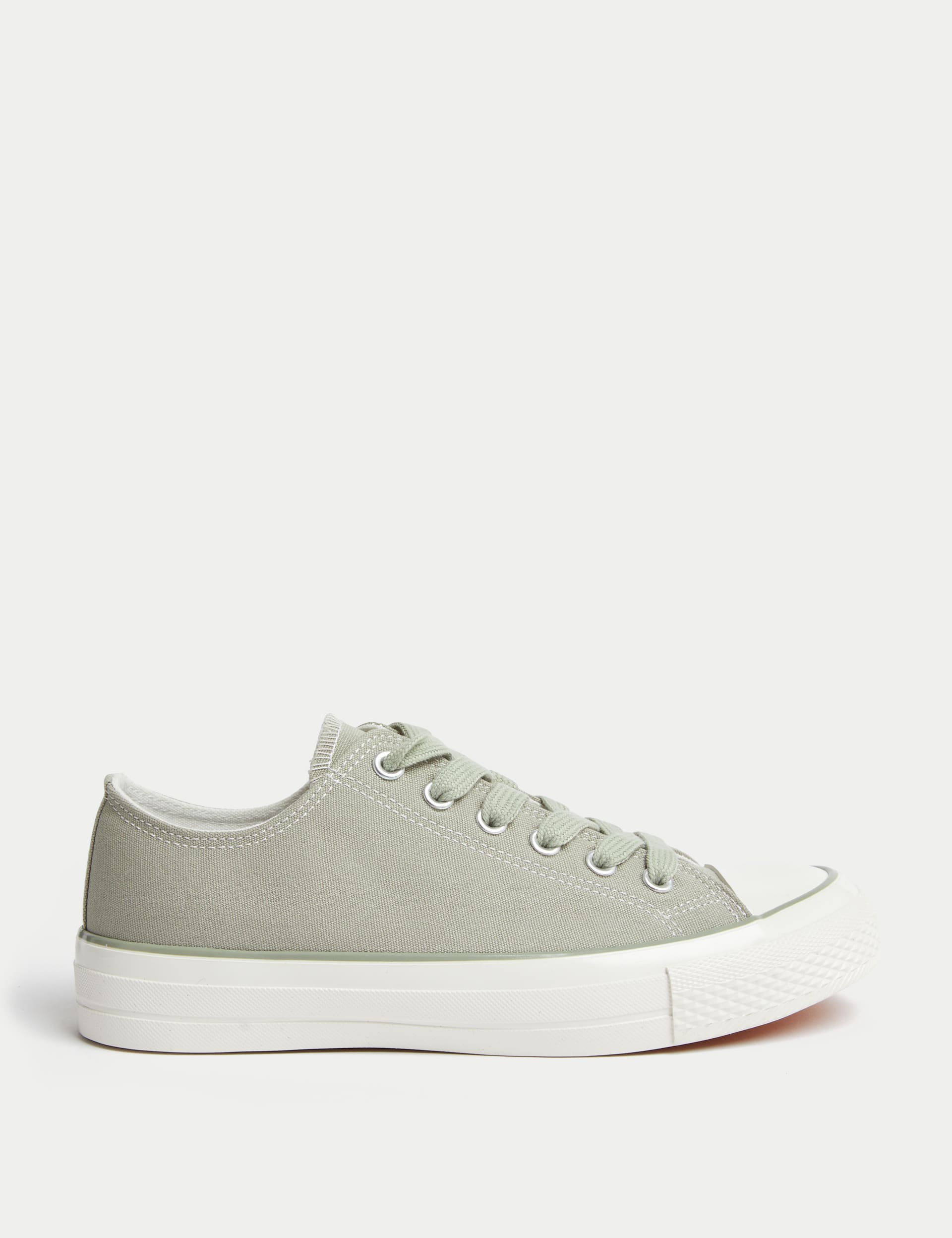 Canvas Lace Up Trainers