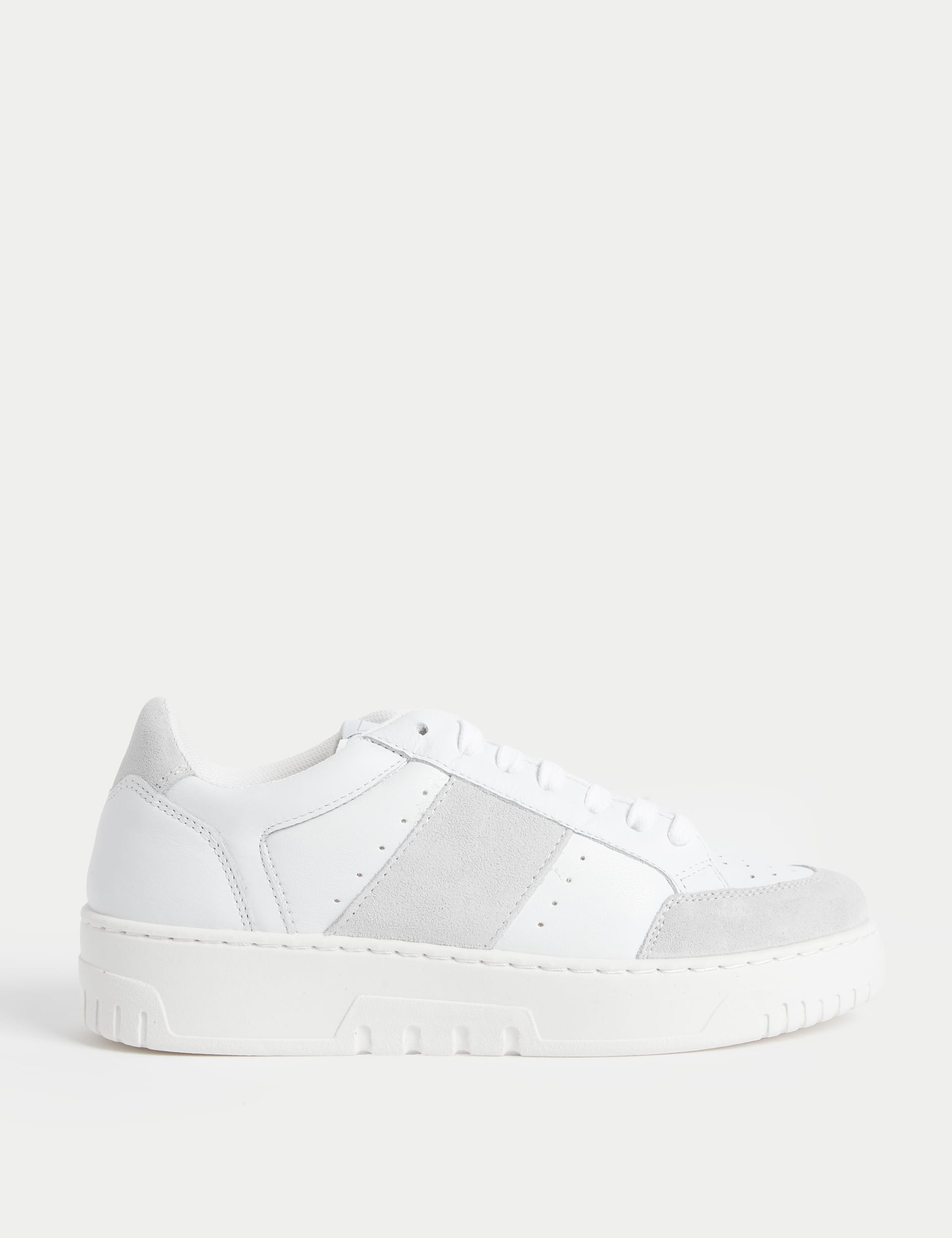 Leather Lace Up Trainer