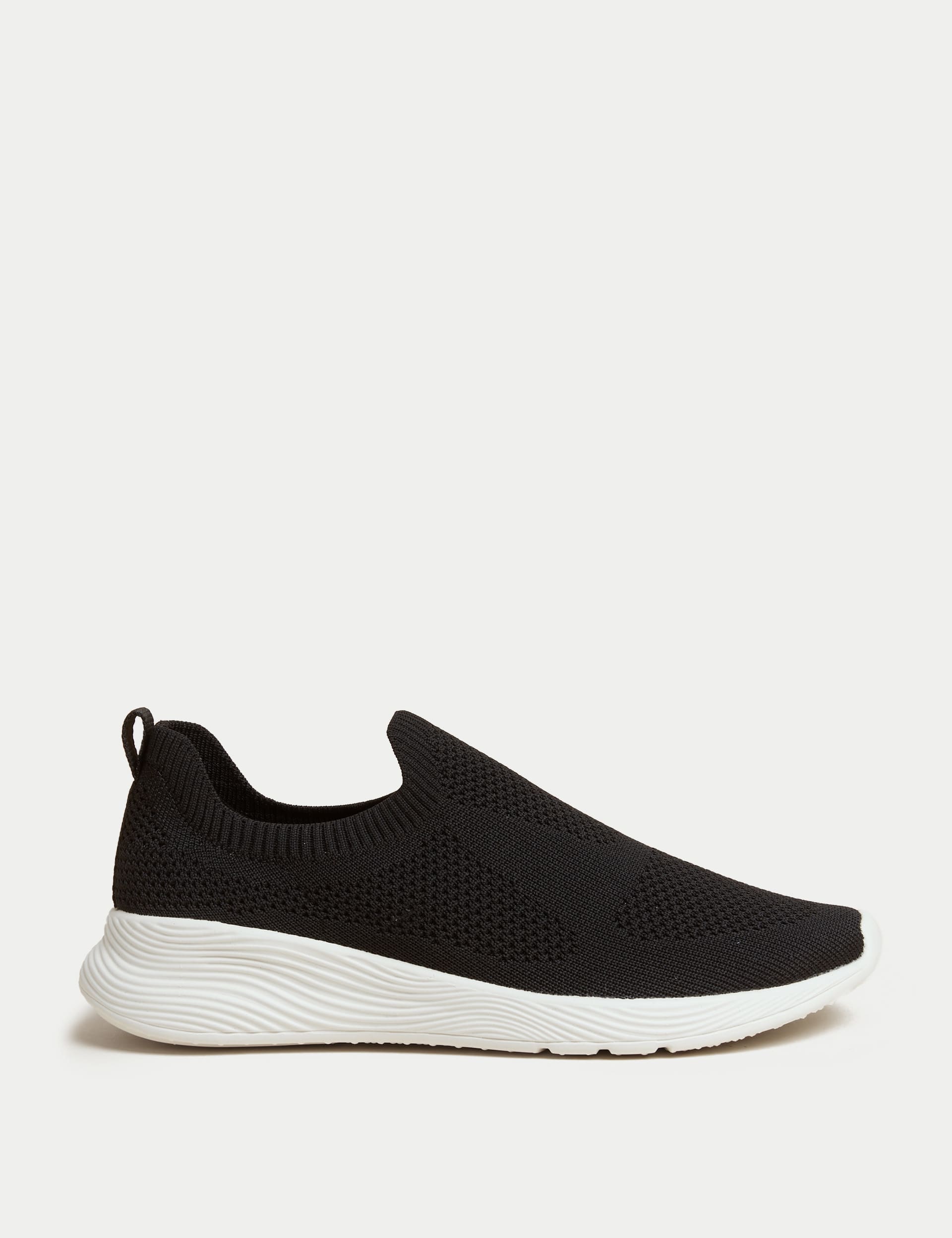 Knitted Slip On Trainers