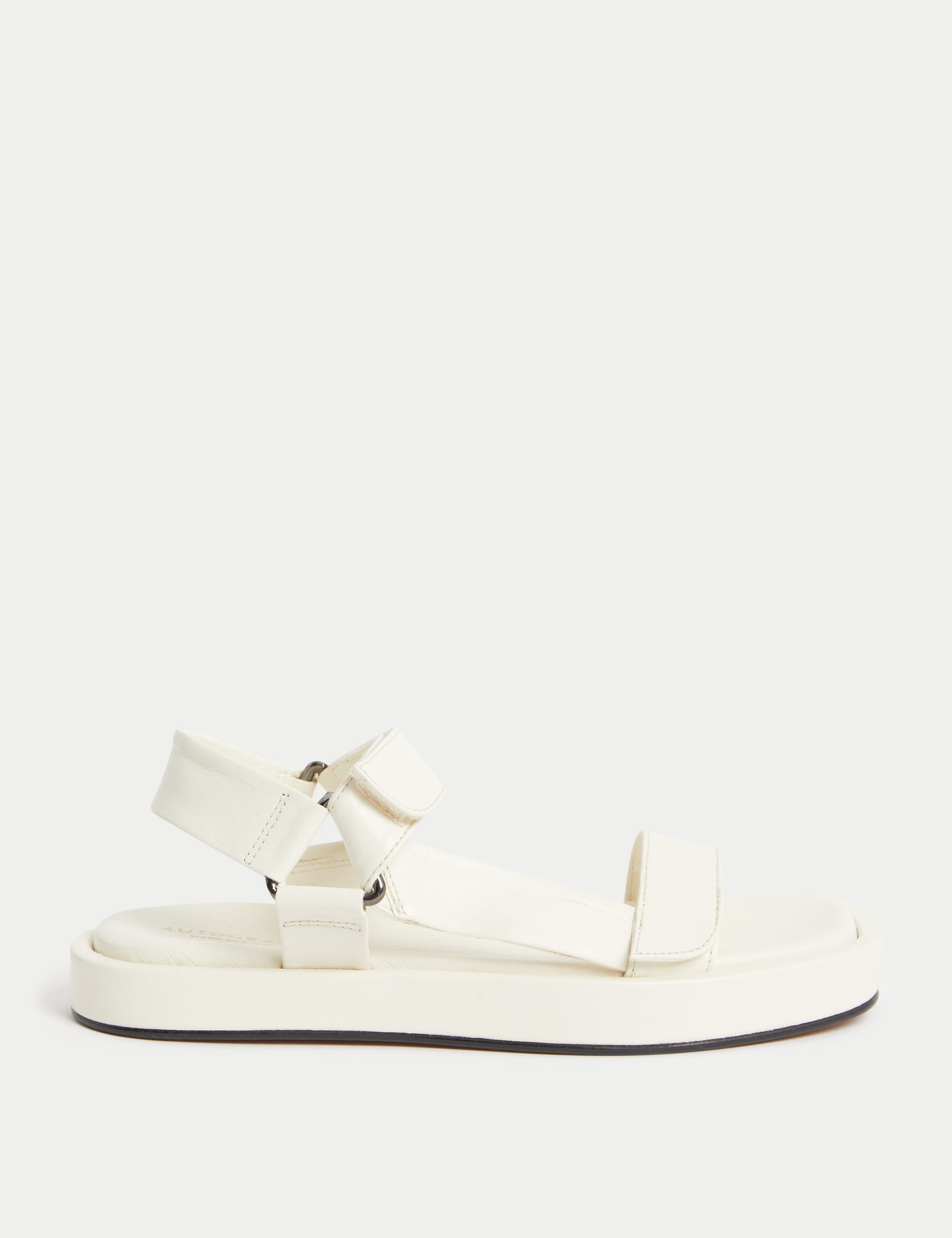 Leather Flatform Sandals