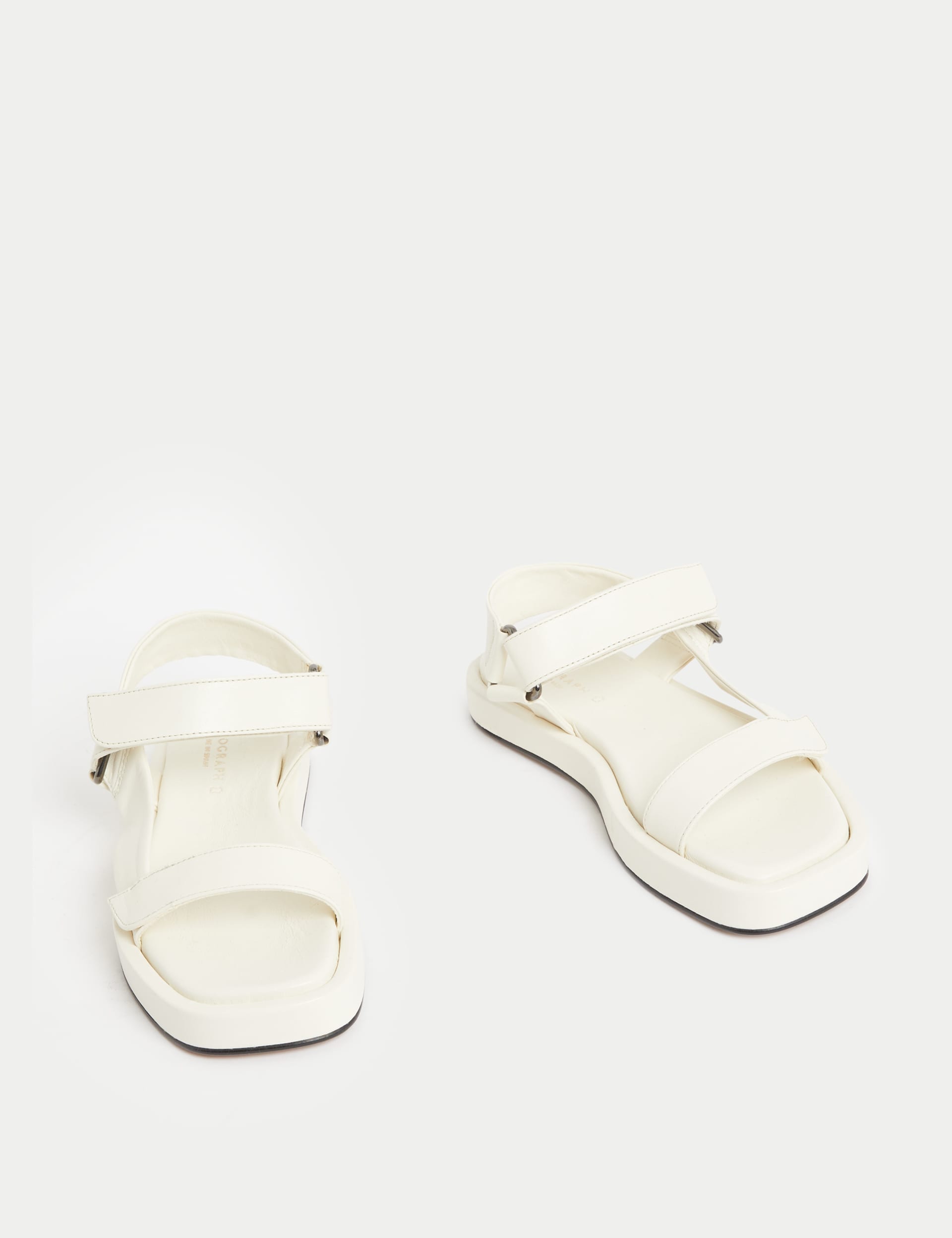 Leather Flatform Sandals