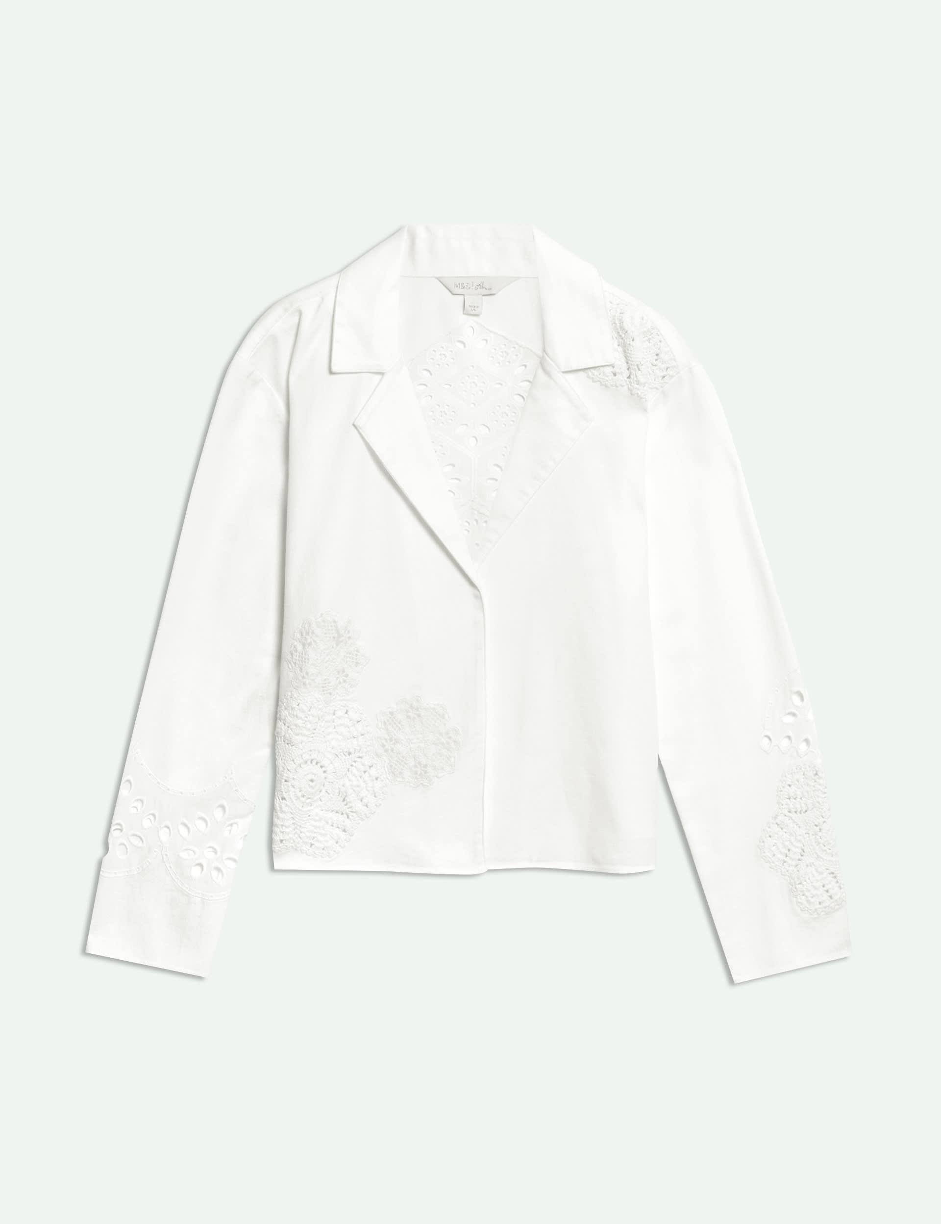 Pure Cotton Cut-Out Jacket