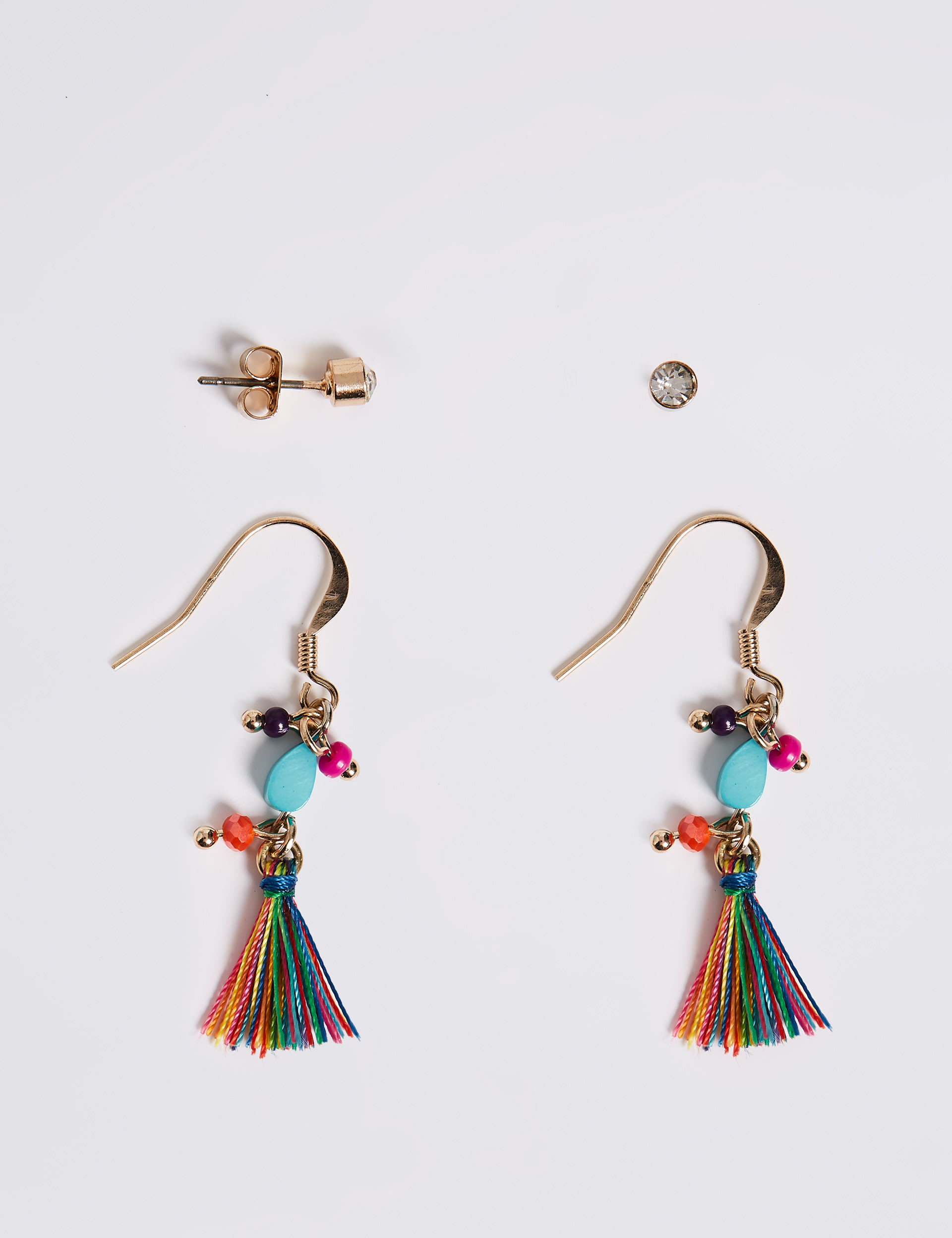 Havana Tassel Earrings Image 2 of 3