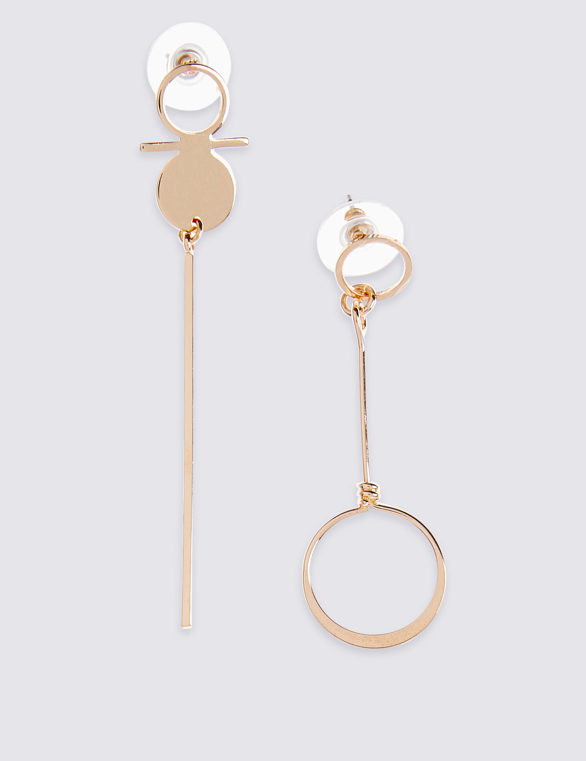 Circle Mismatch Earrings Image 2 of 4