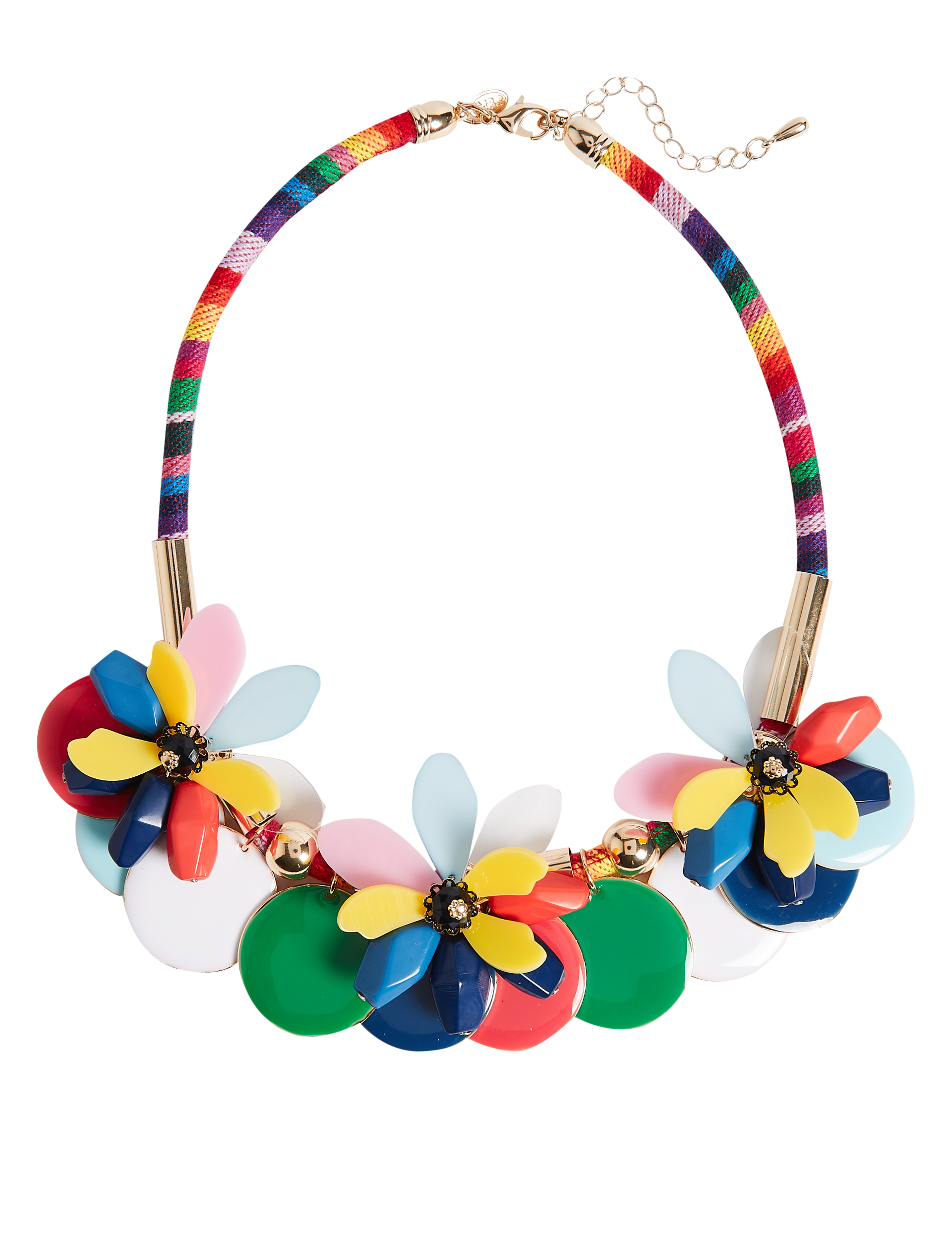 Flower Statement Necklace Image 2 of 3