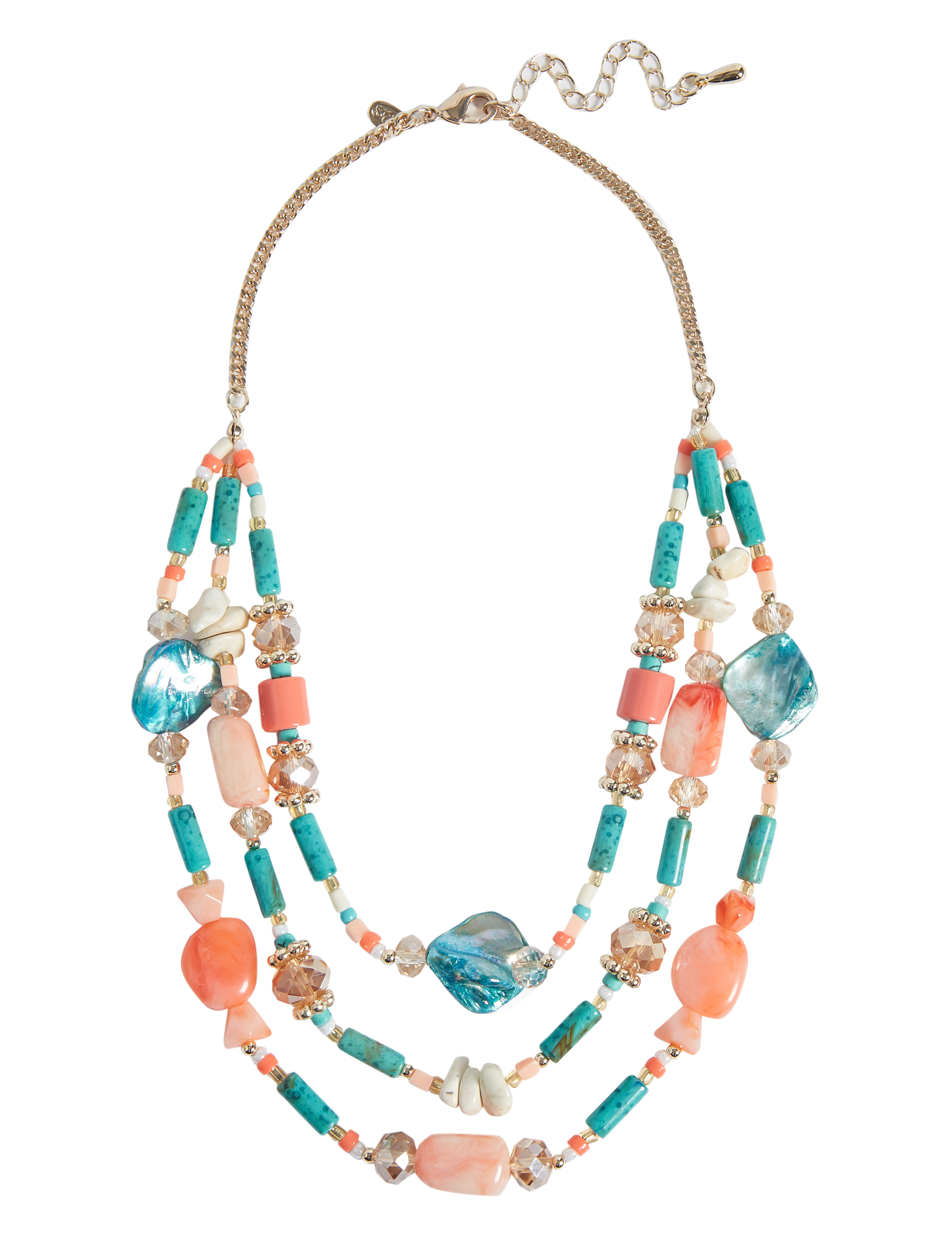 Coral Reef Layered Necklace Image 2 of 3