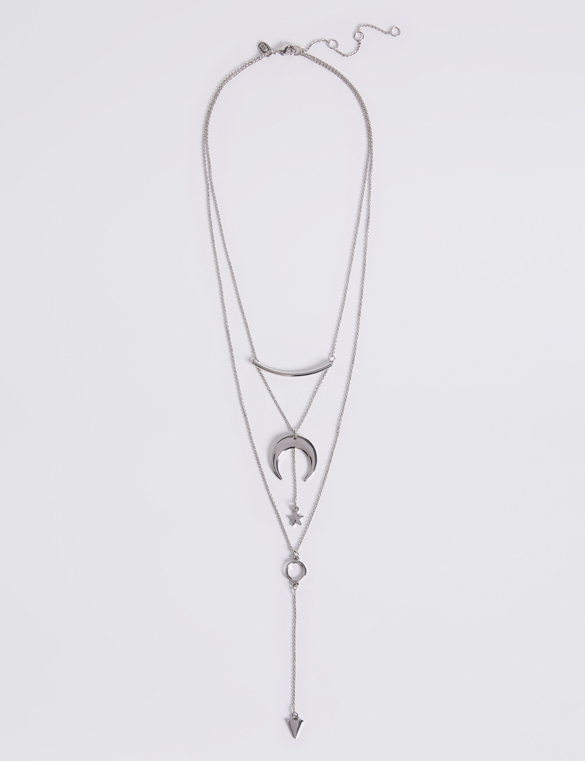Moon & Star Layered Necklace Image 2 of 4
