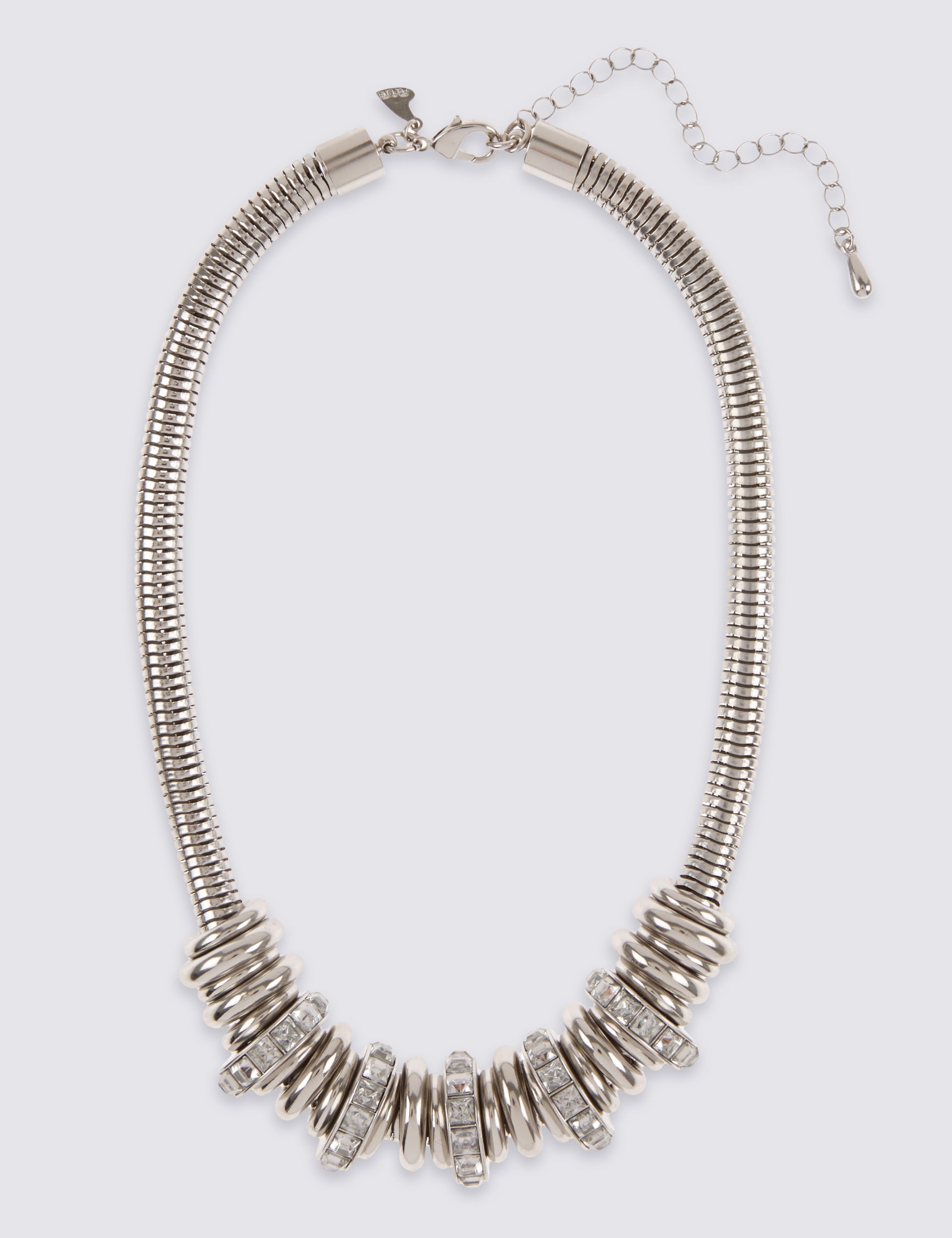 Tubular Ring Necklace Image 1 of 1