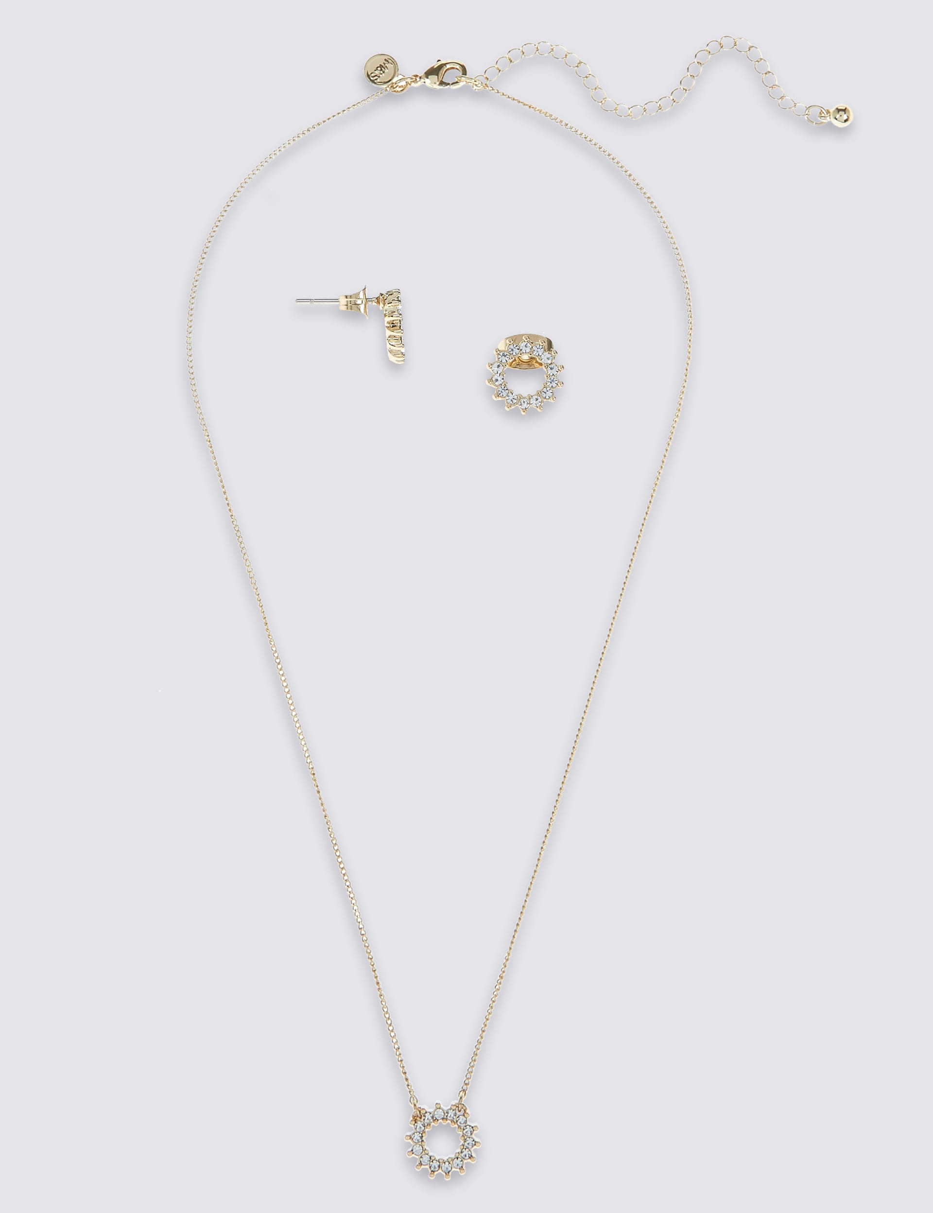 Star Sparkle Necklace & Earrings Set Image 2 of 4
