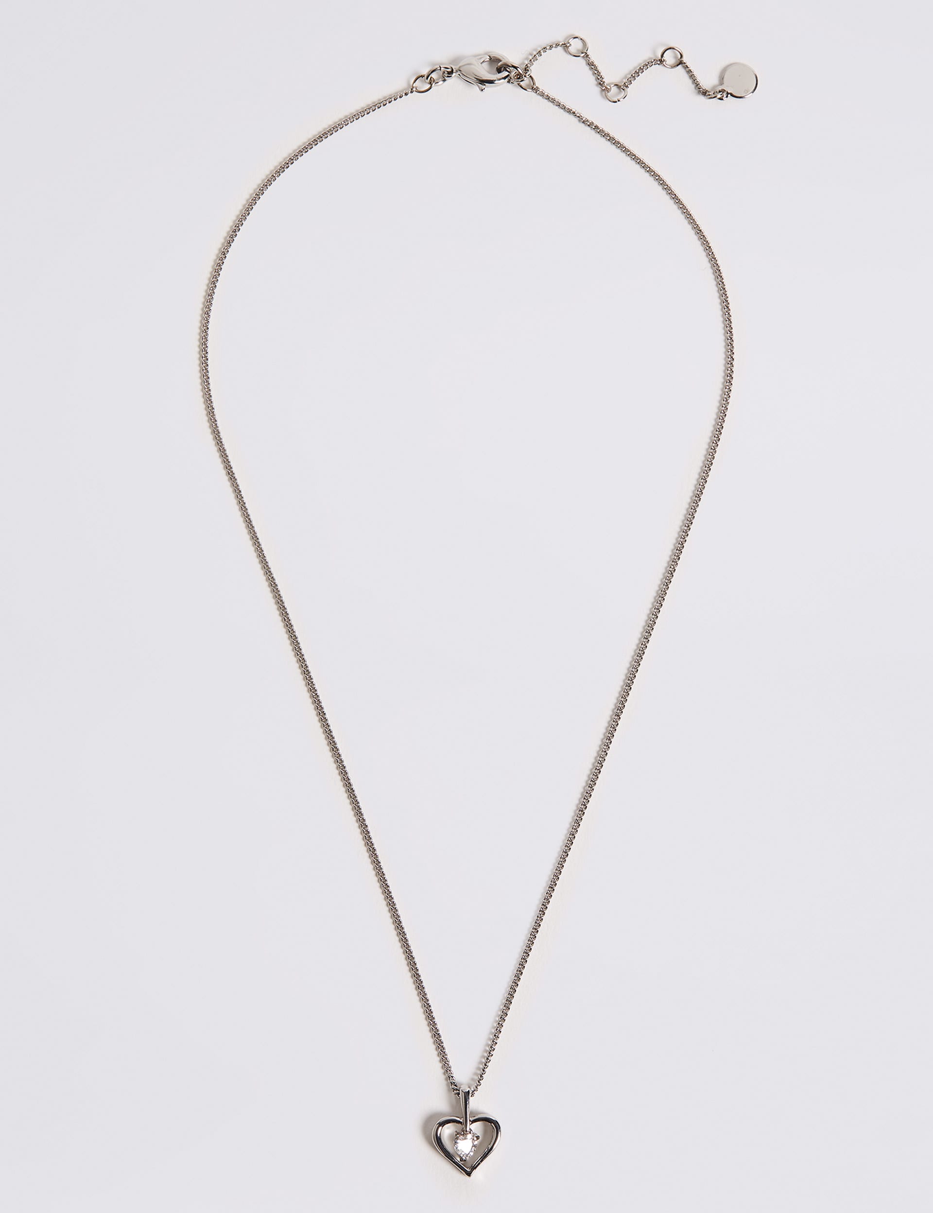 Mother of the Groom Heart Pendant Necklace Image 2 of 3