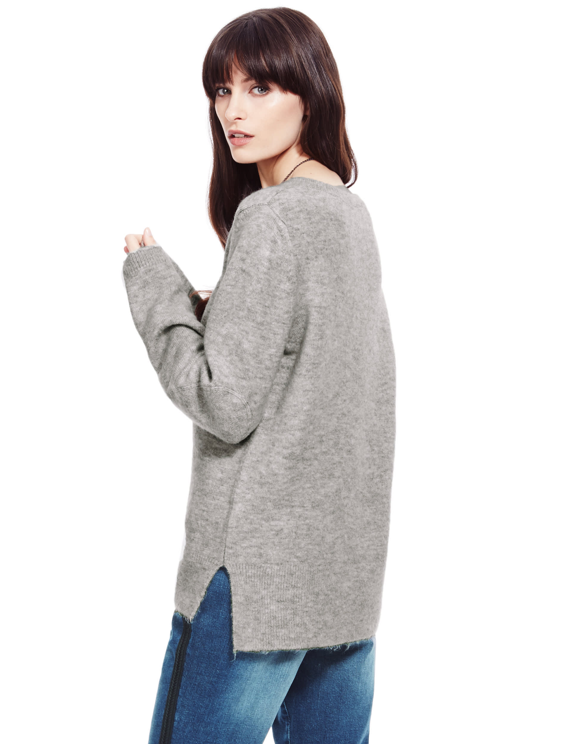 V-Neck Step Jumper Image 2 of 5