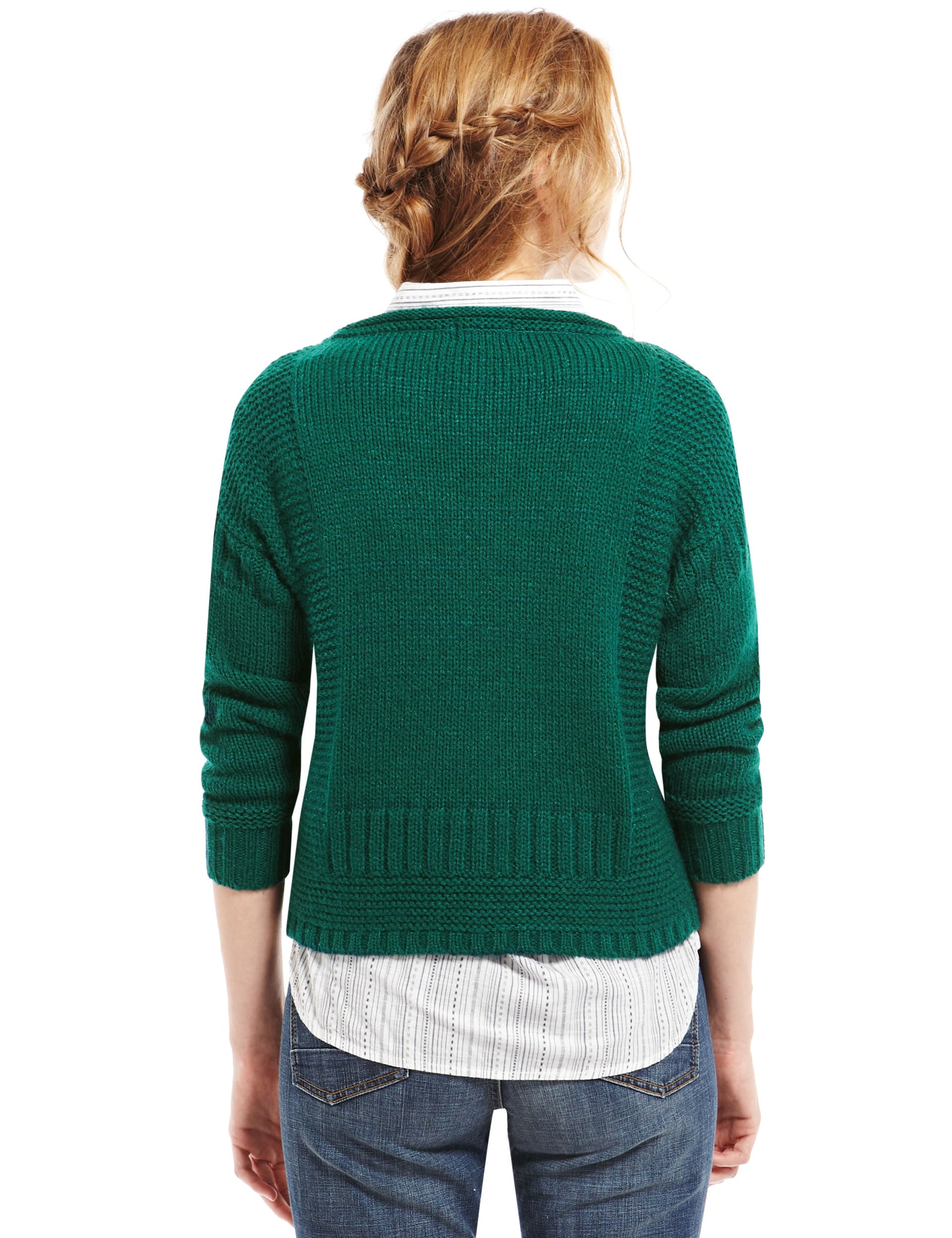 Long Sleeve Guernsey Jumper Image 2 of 4