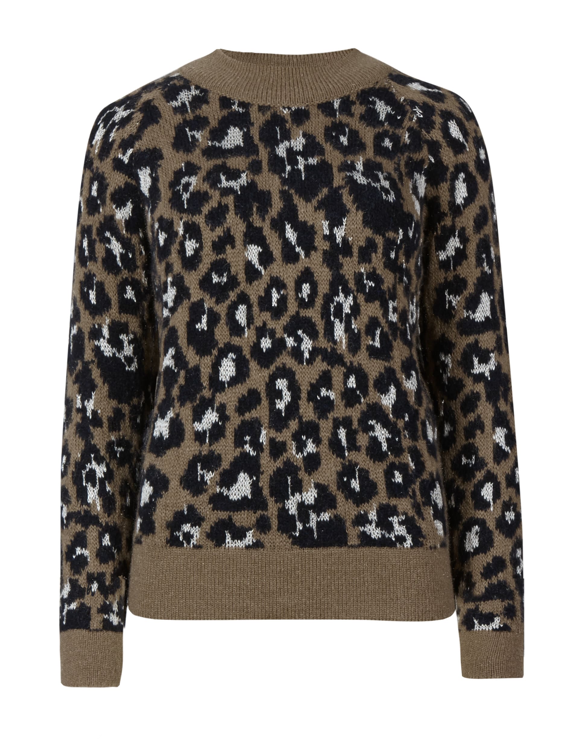 Animal Print Jumper with Mohair Limited Edition M S