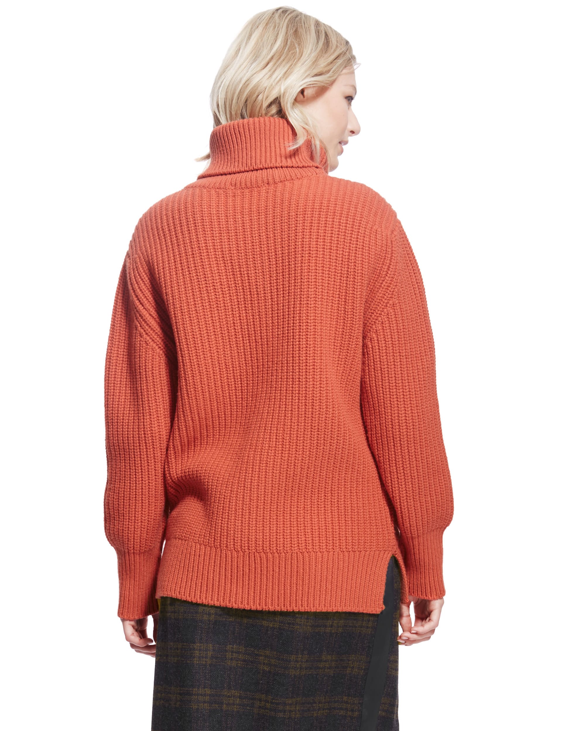 Wool Rich Front Cable Design Jumper with Cashmere Image 2 of 5