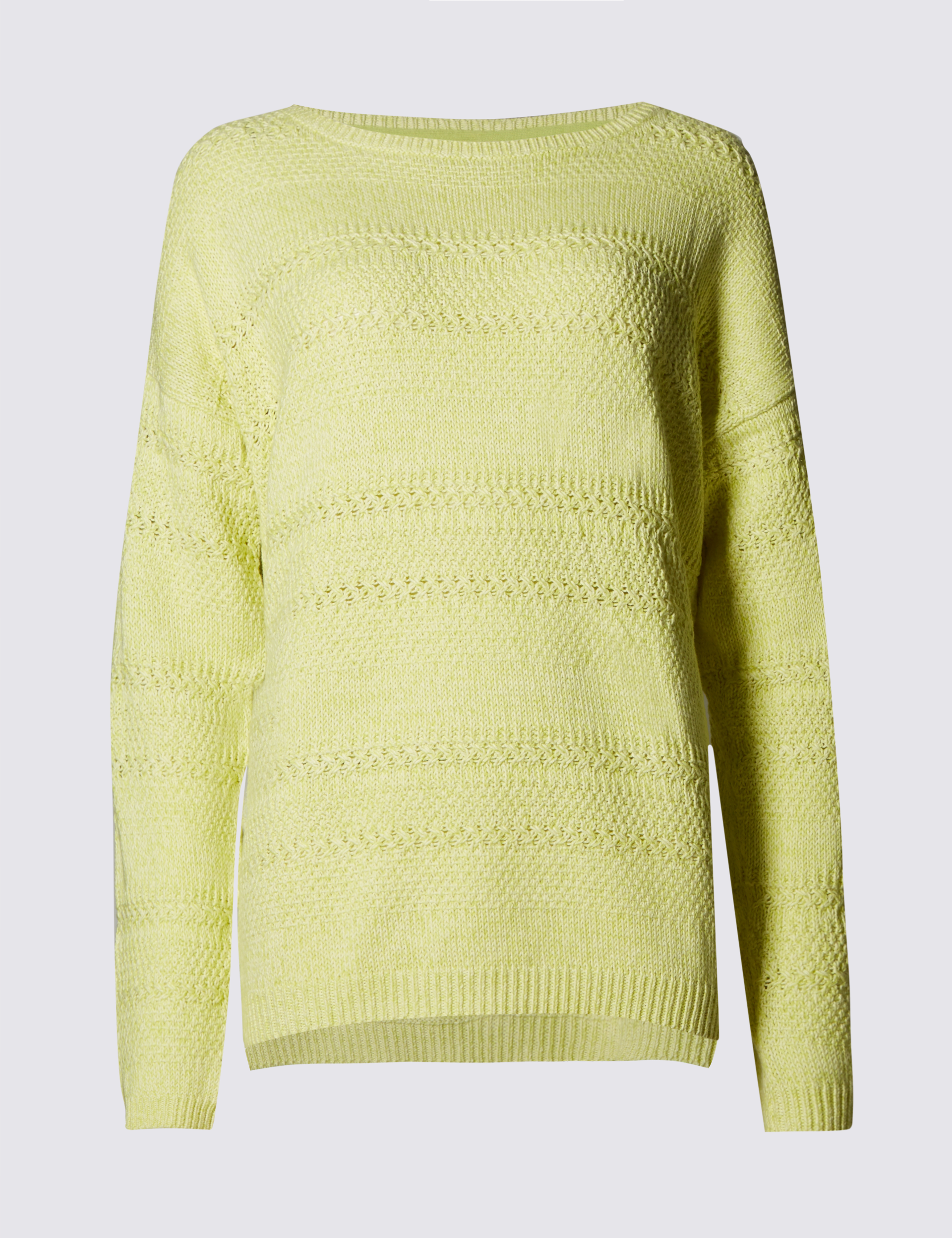 Pure Cotton Cross Stitch Jumper Image 2 of 4