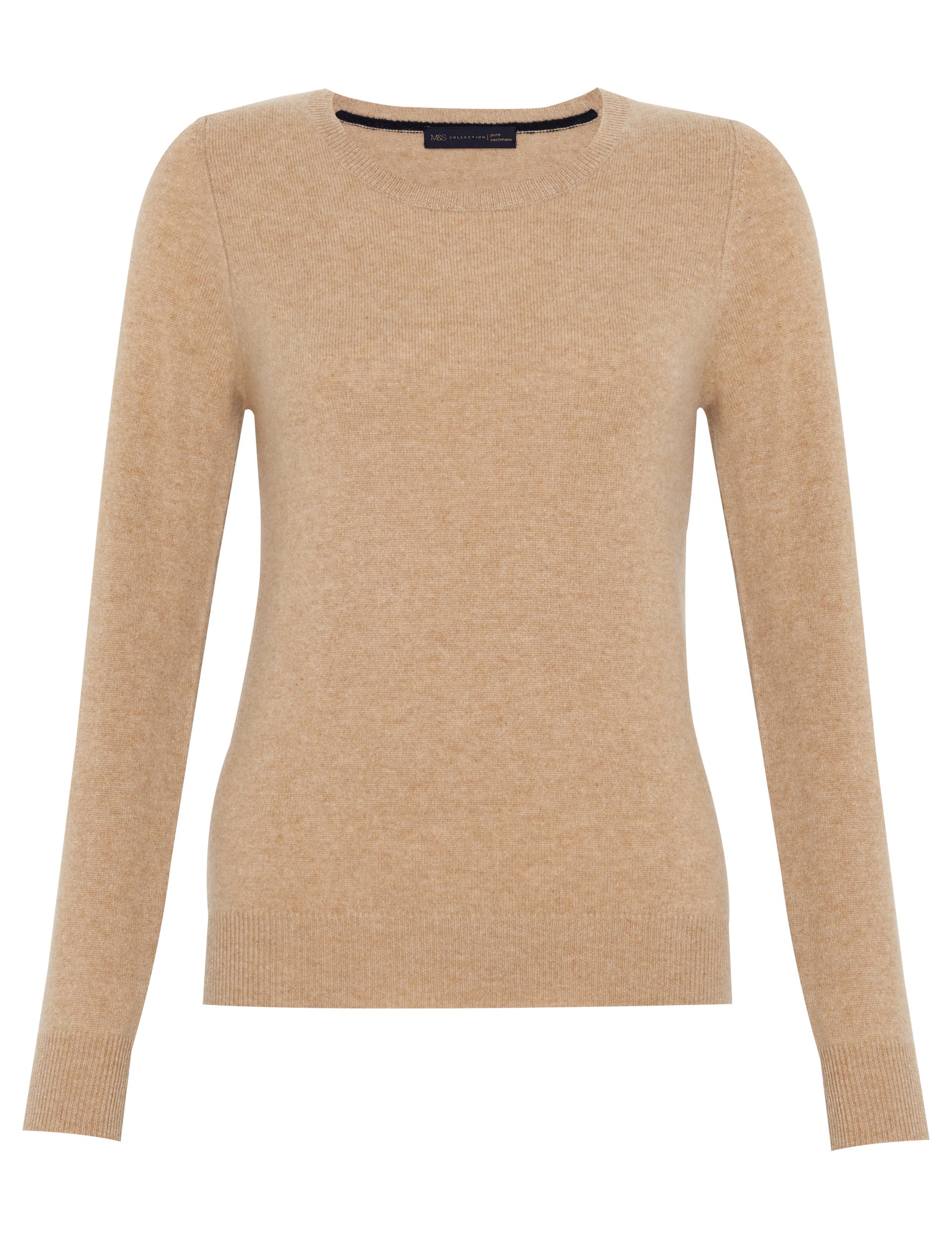 Petite Pure Cashmere Crew Neck Jumper M S