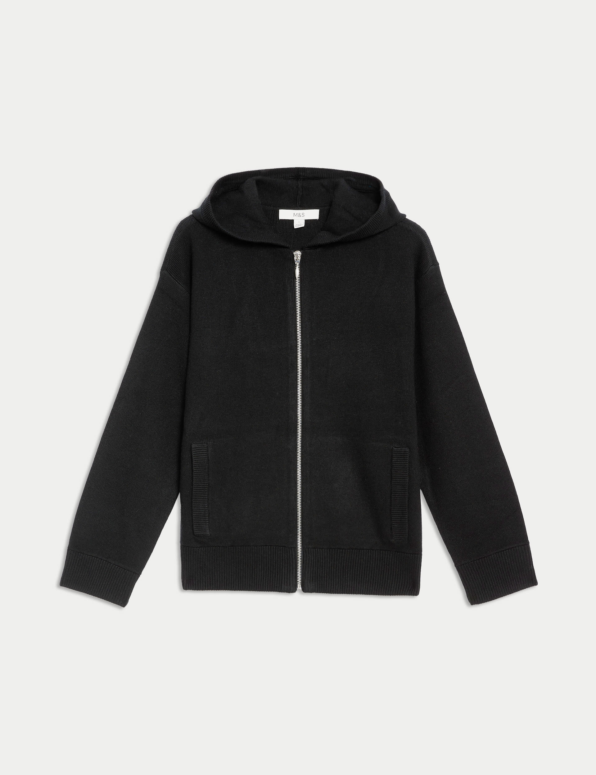 Soft Touch Knitted Zip Up Hoodie