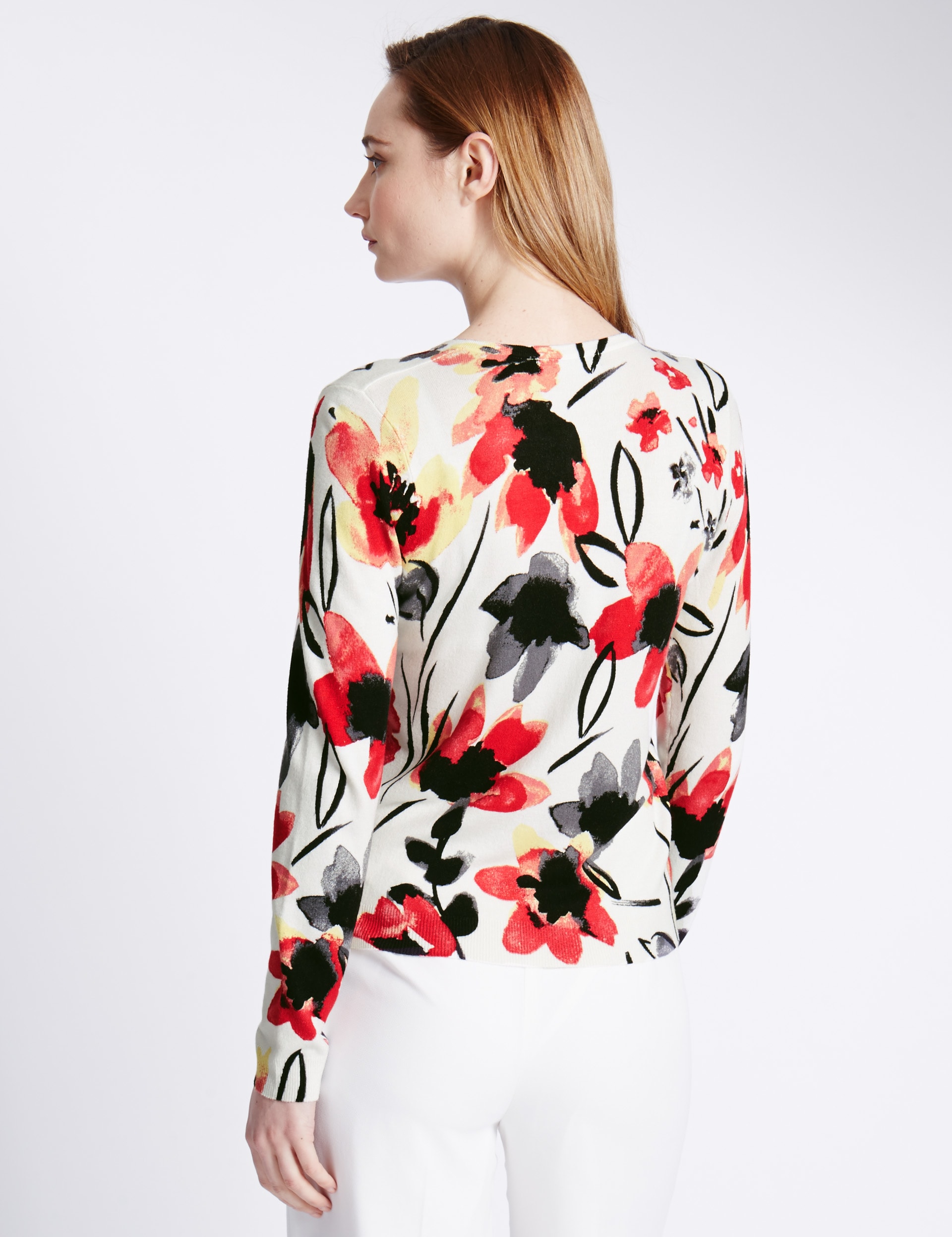 Painted Poppy Cardigan Image 1 of 2