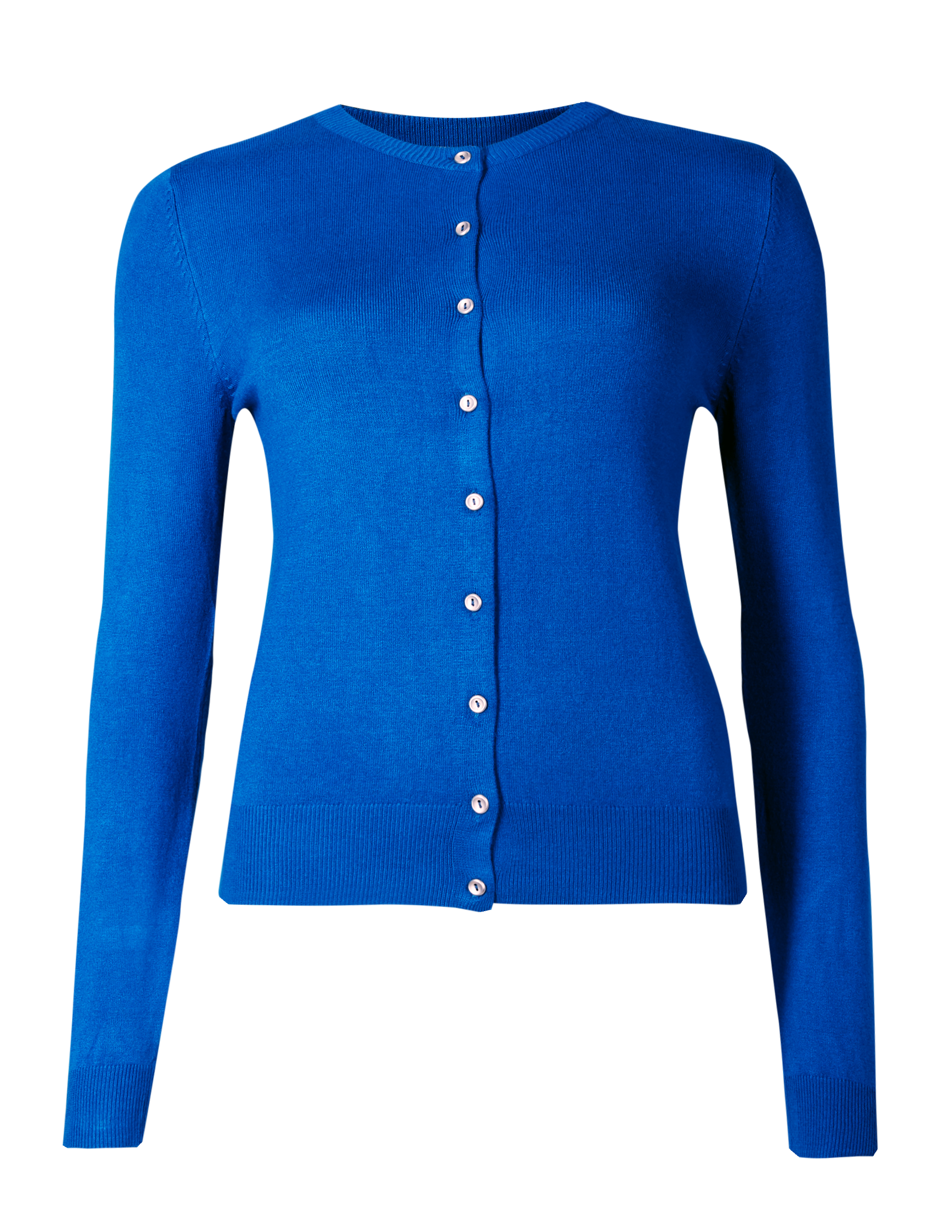 Round Neck Cardigan Image 2 of 5