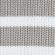 Cotton Rich Striped Textured Jumper - greymarl