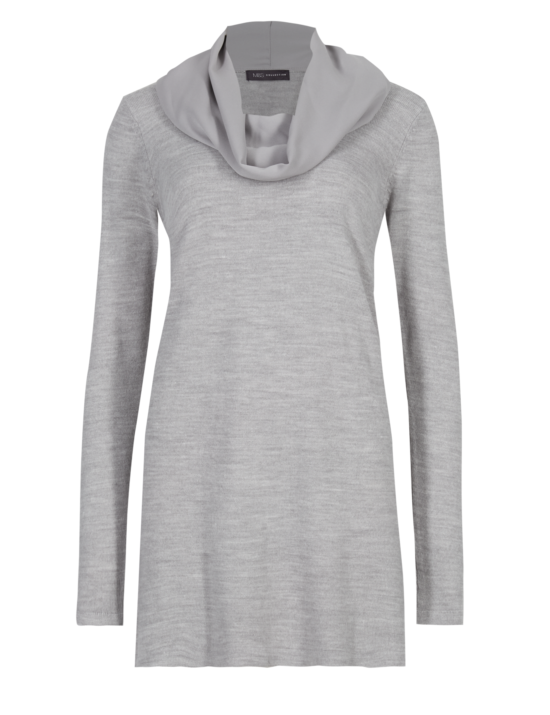 Cowl Neck Longline Jumper Image 2 of 4