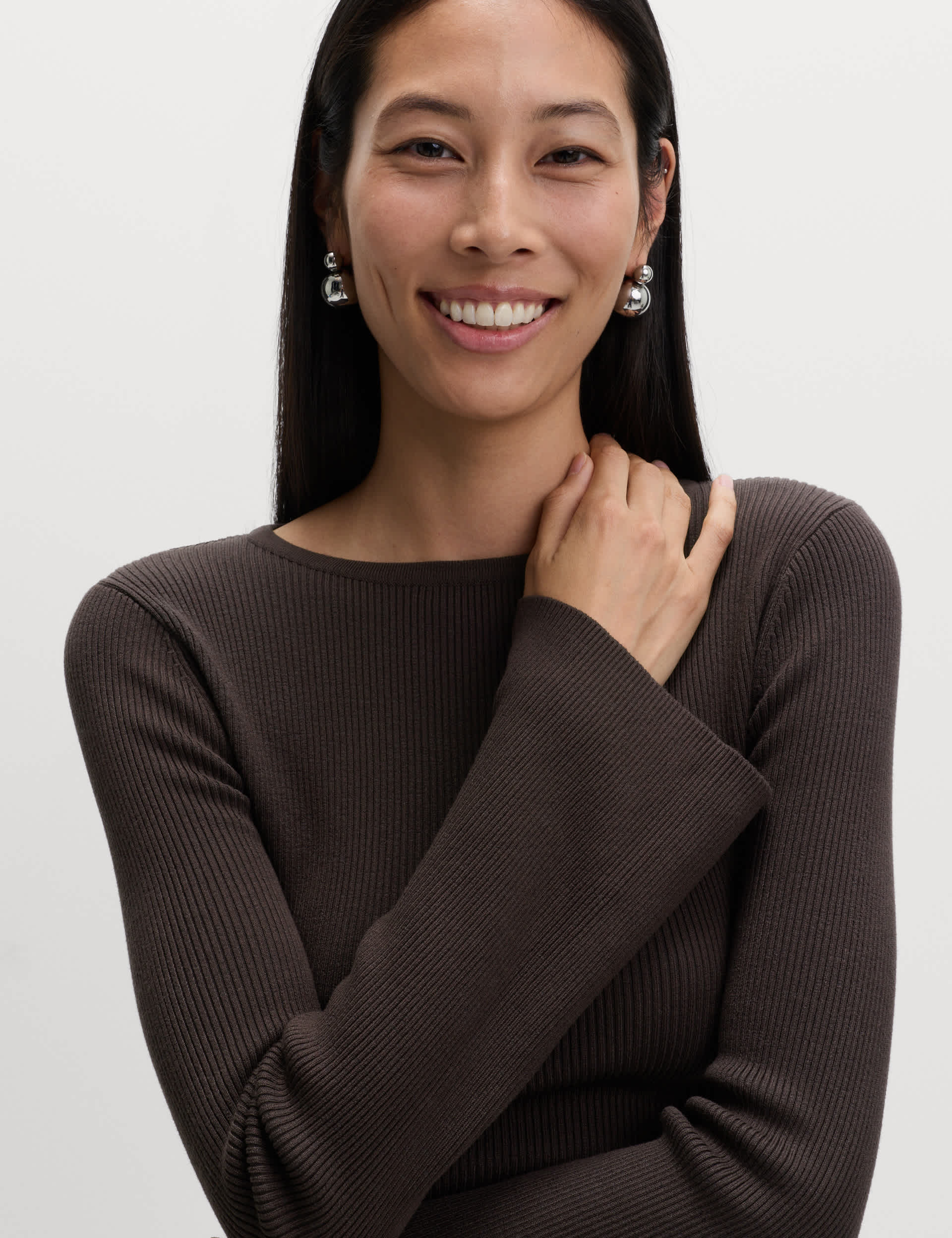 Flute Sleeve Knitted Top | M&S | M&S