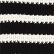 Cotton Rich Striped Midi Knitted Dress - blackmix