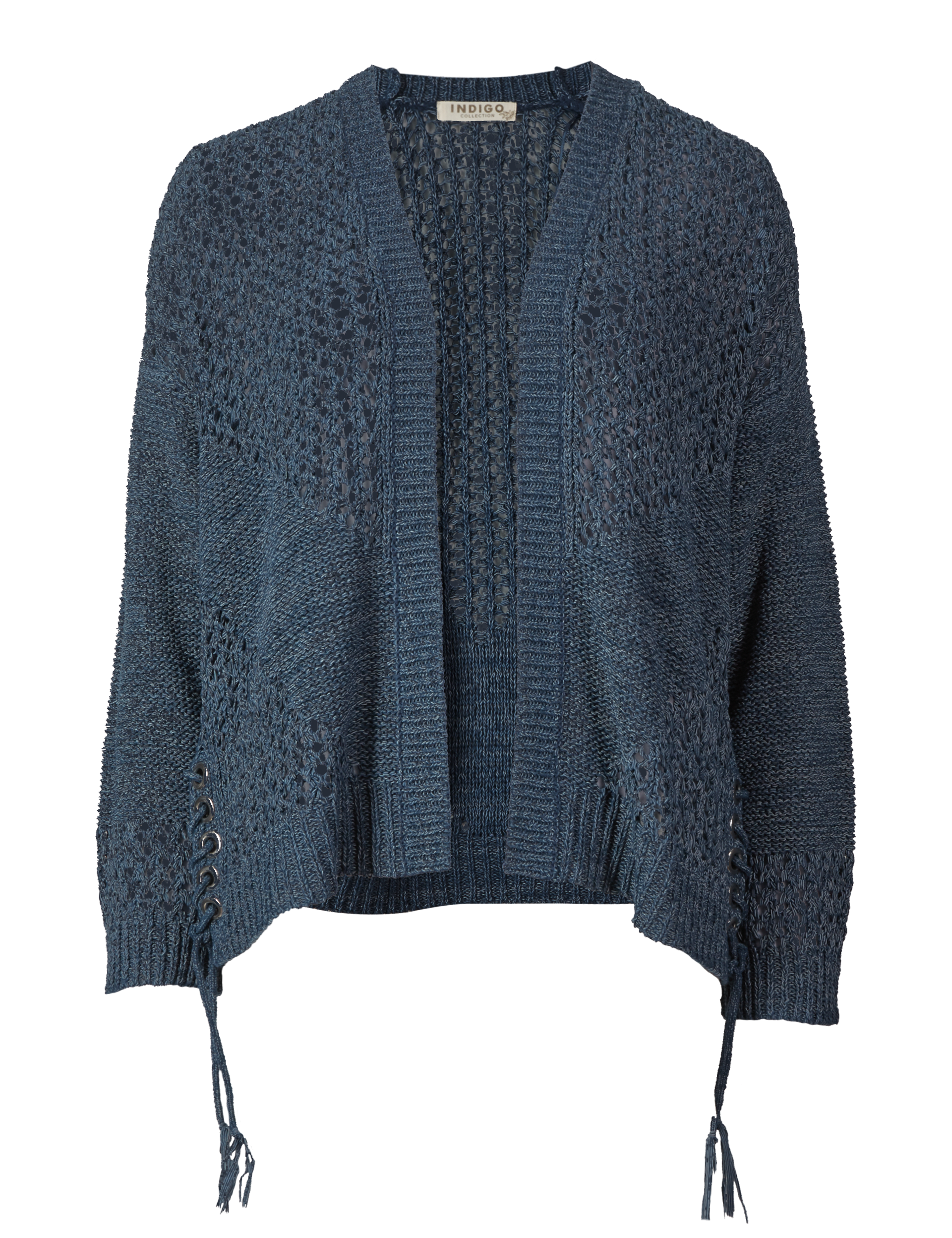 Open Front Textured Cardigan Image 2 of 5