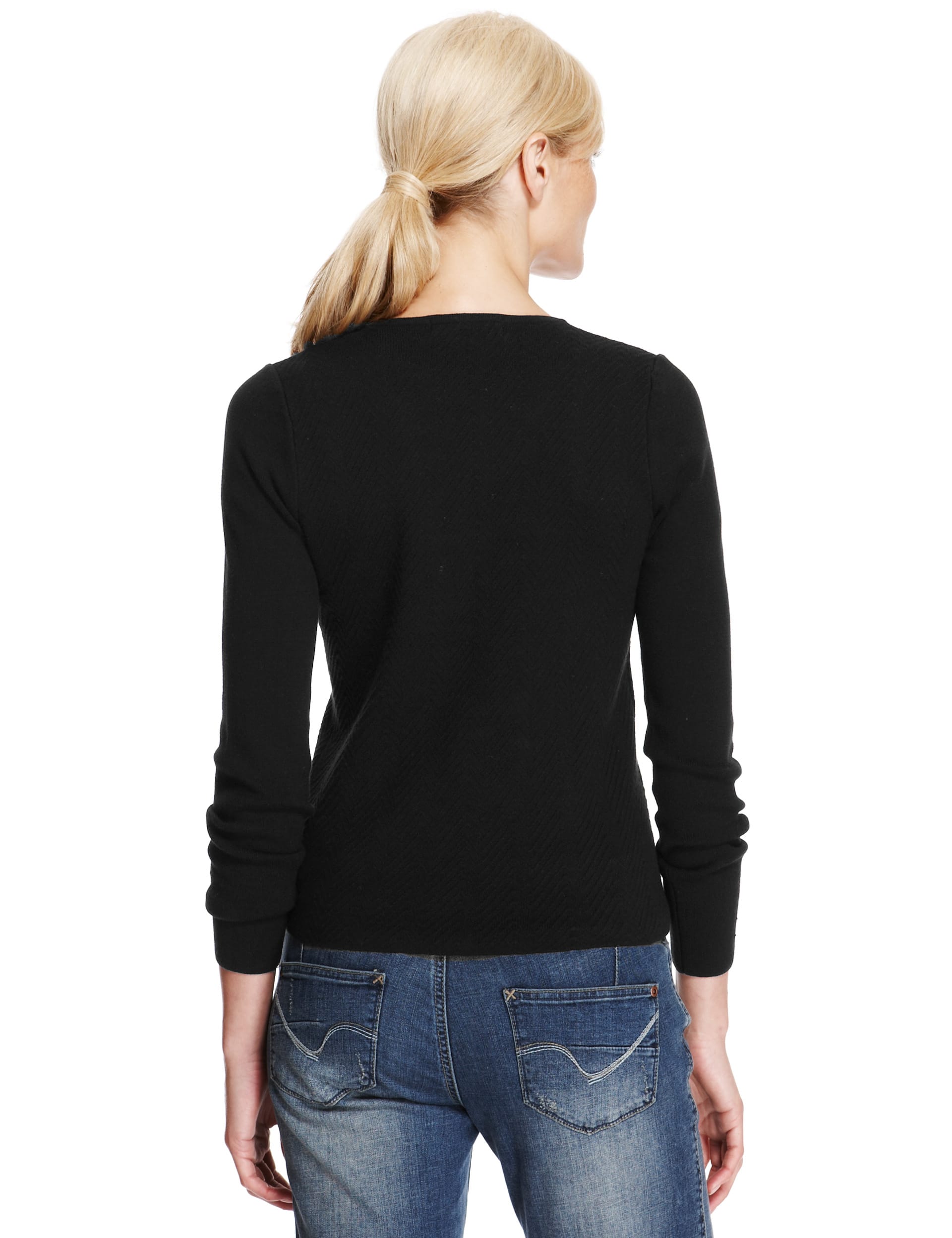Front Zip Quilted Biker Jacket Image 2 of 5