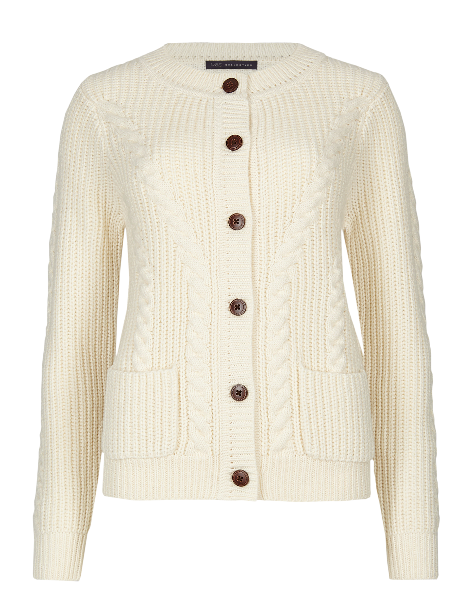 Cable Knit Cardigan Image 2 of 4