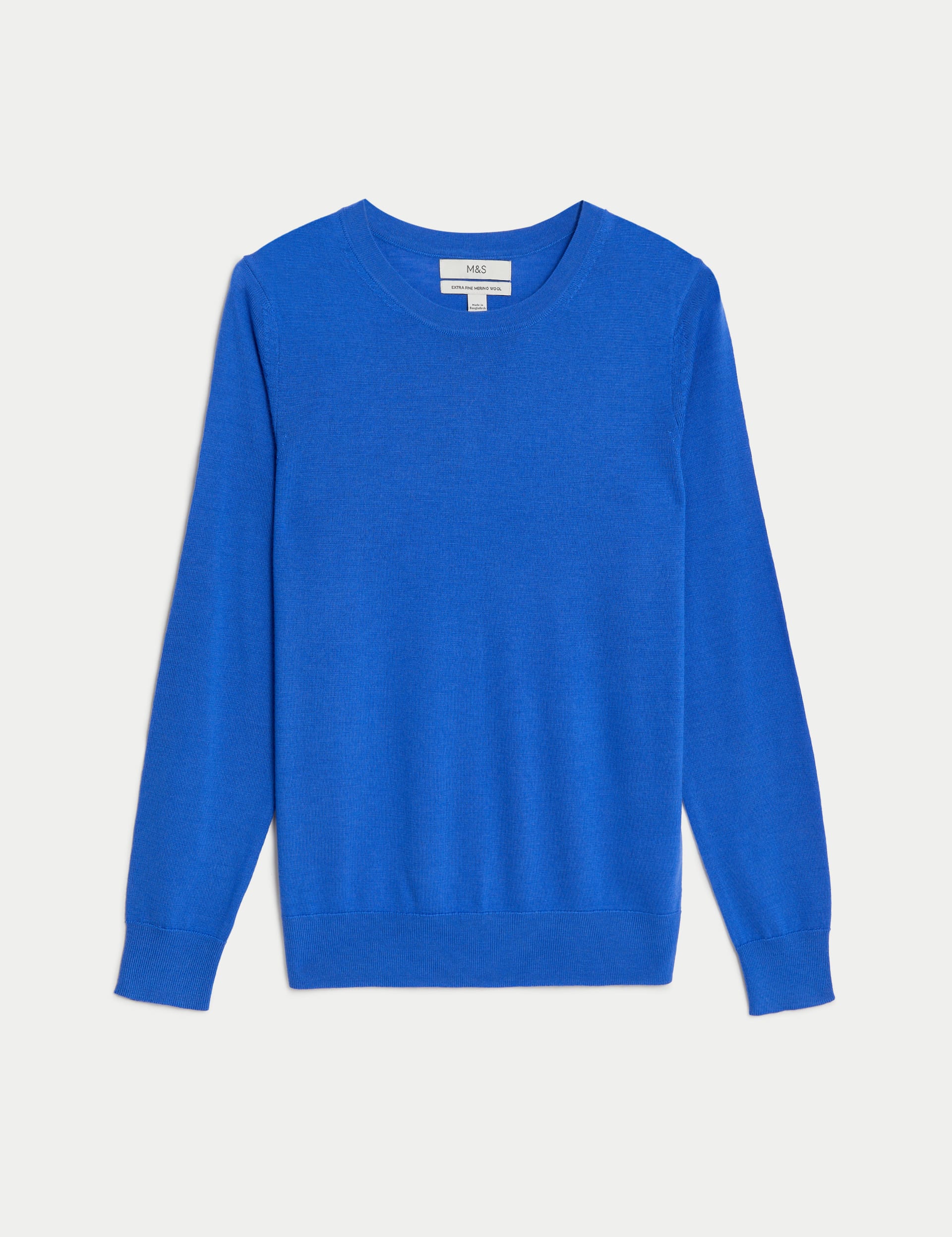 Pure Merino Wool Crew Neck Jumper