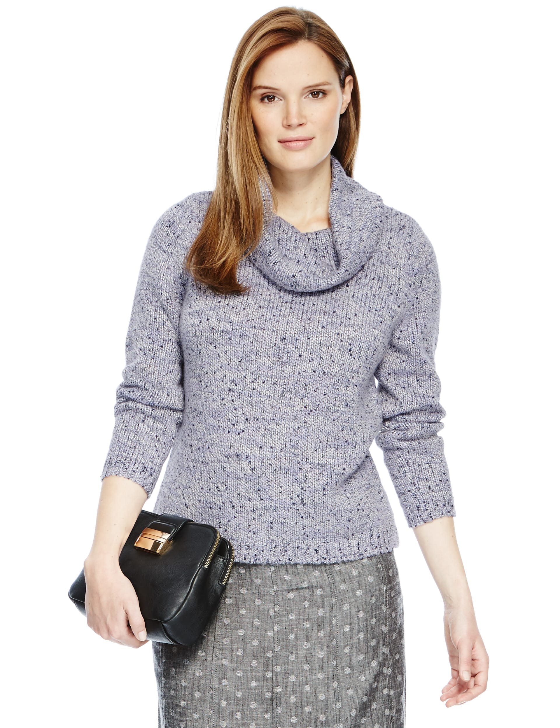 Cowl neck jumper marks and spencer sale
