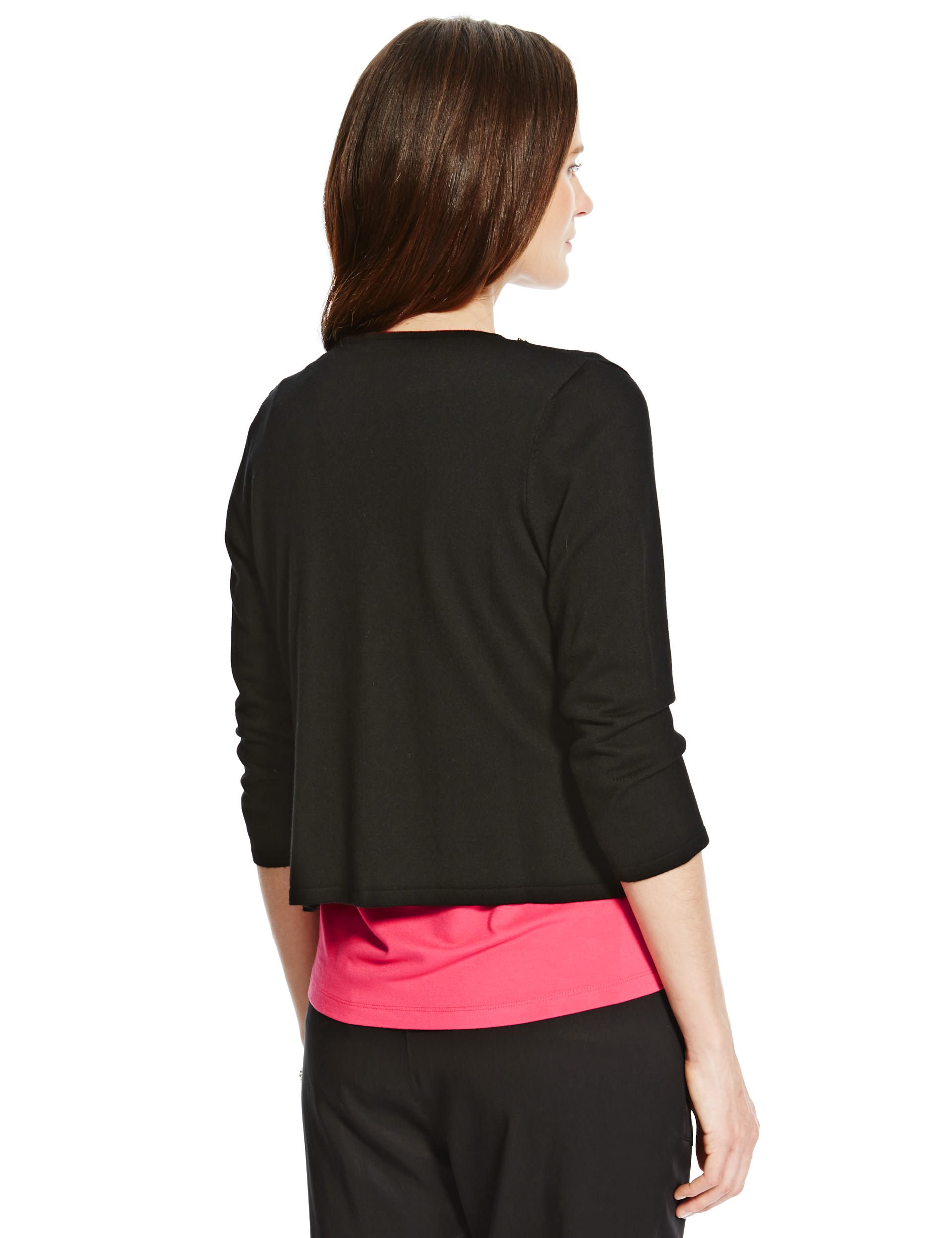 Beaded Trim Cardigan Image 2 of 4